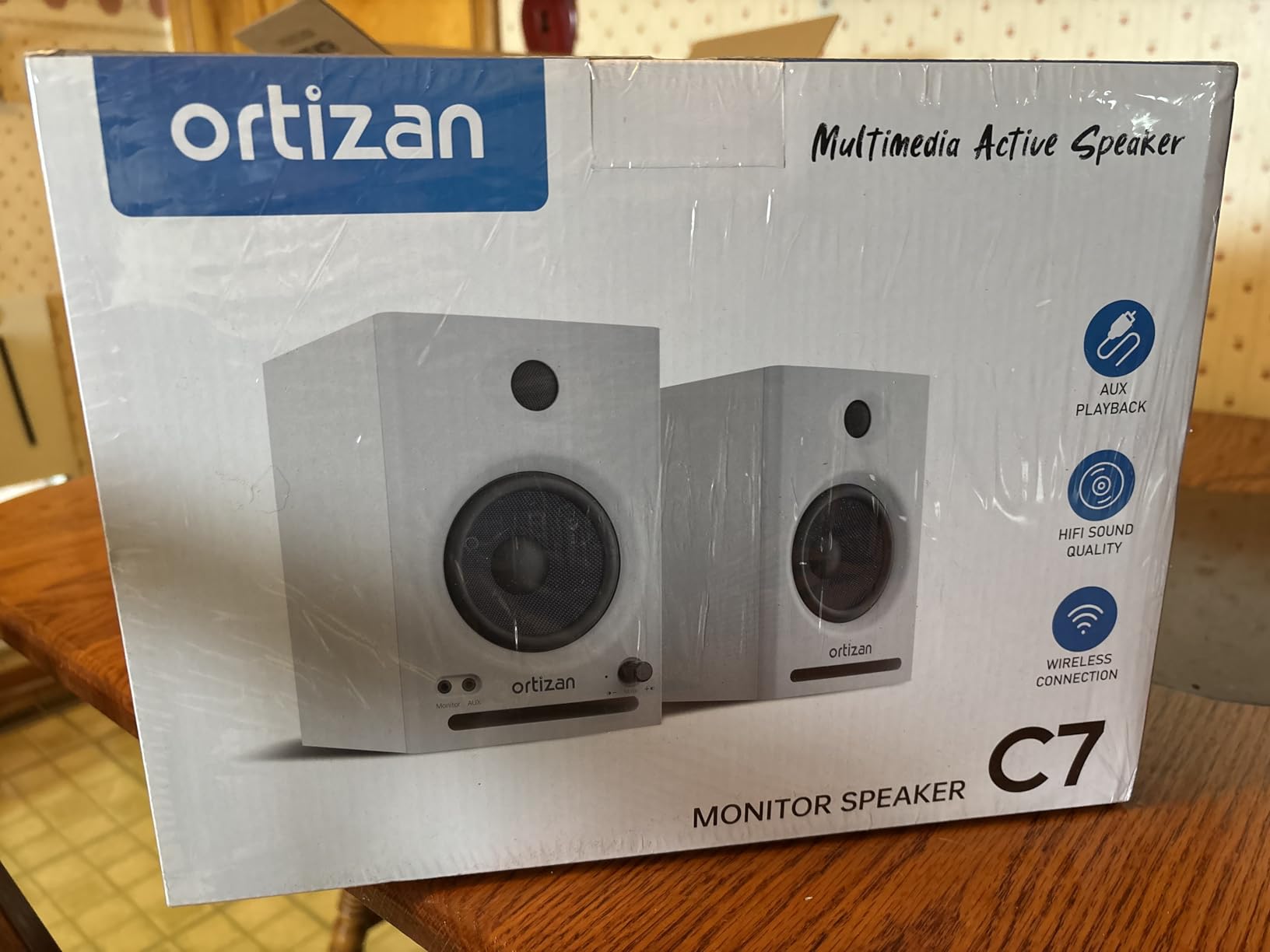 Ortizan C7 Powered Studio Monitors Pair with Bluetooth 5.3 customer photo 2