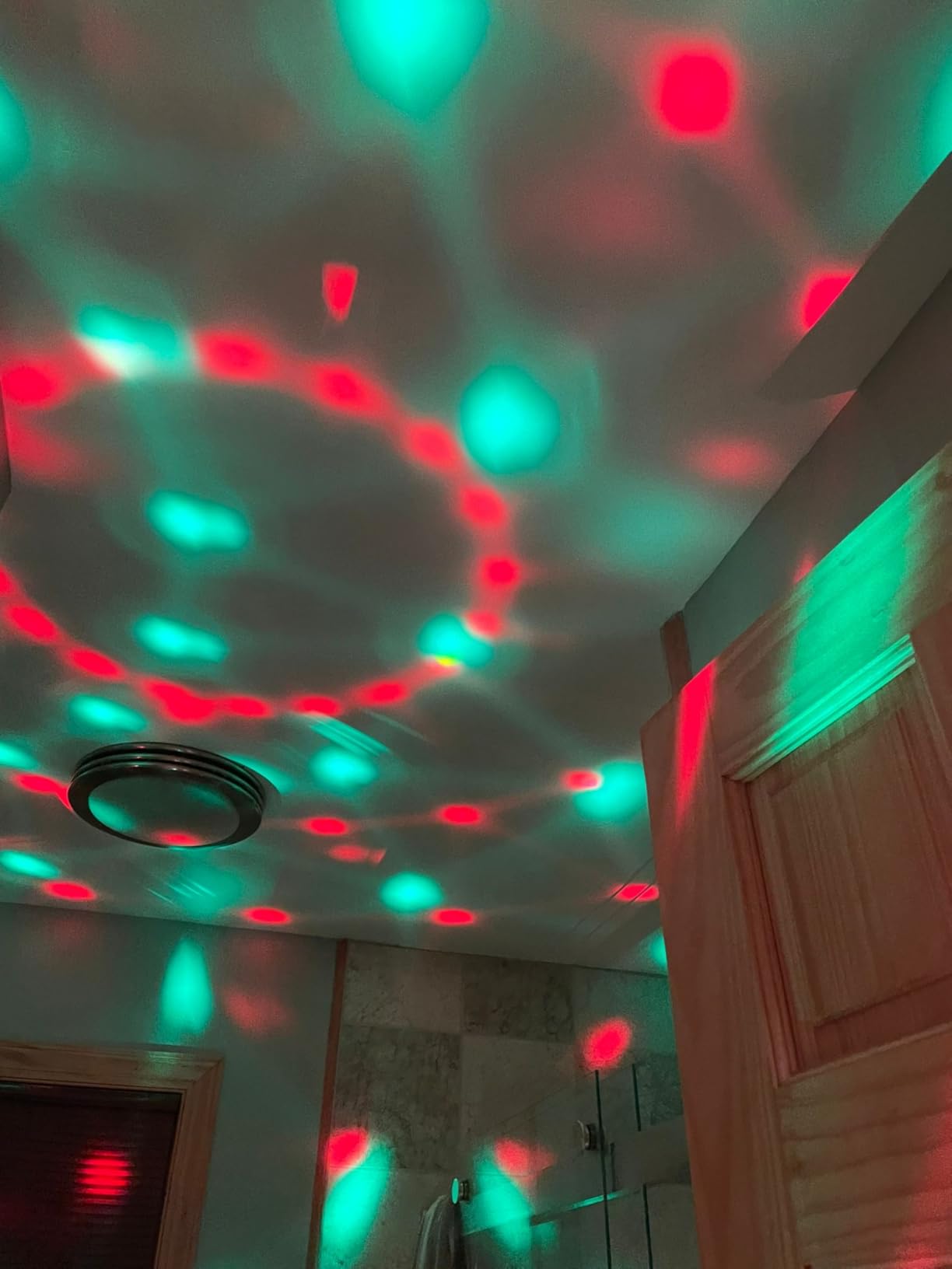 Disco Ball Light, Party Disco Strobe Ocean Star Projector DJ Dance Light Sound Activated with Remote Control Stage Rave customer photo 1