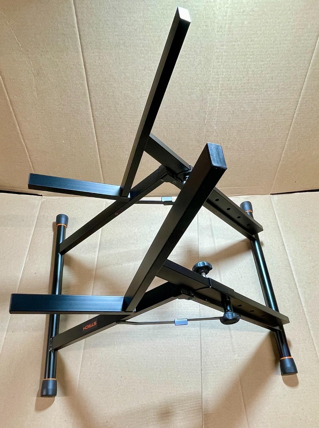 STRICH SAT-03 High-Profile Tilt-Back Guitar Amp Stand, Black customer photo 2