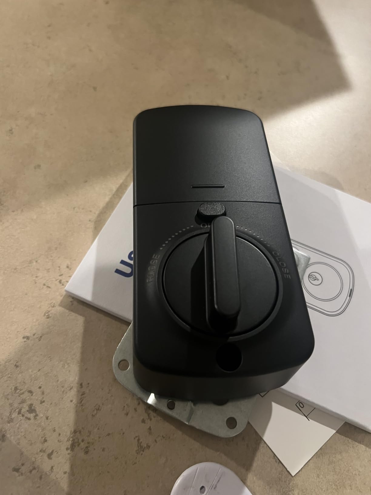 DESLOC B200 Fingerprint Smart Lock with 2 Lever Handles Set,Front Door Lock customer photo 2