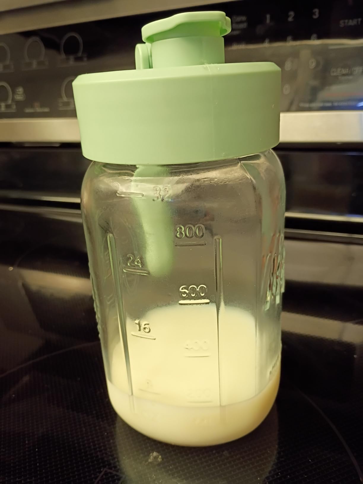 Mason Jar Pitcher, 64 oz (2 quart), Glass Pitcher with Lid customer photo 1