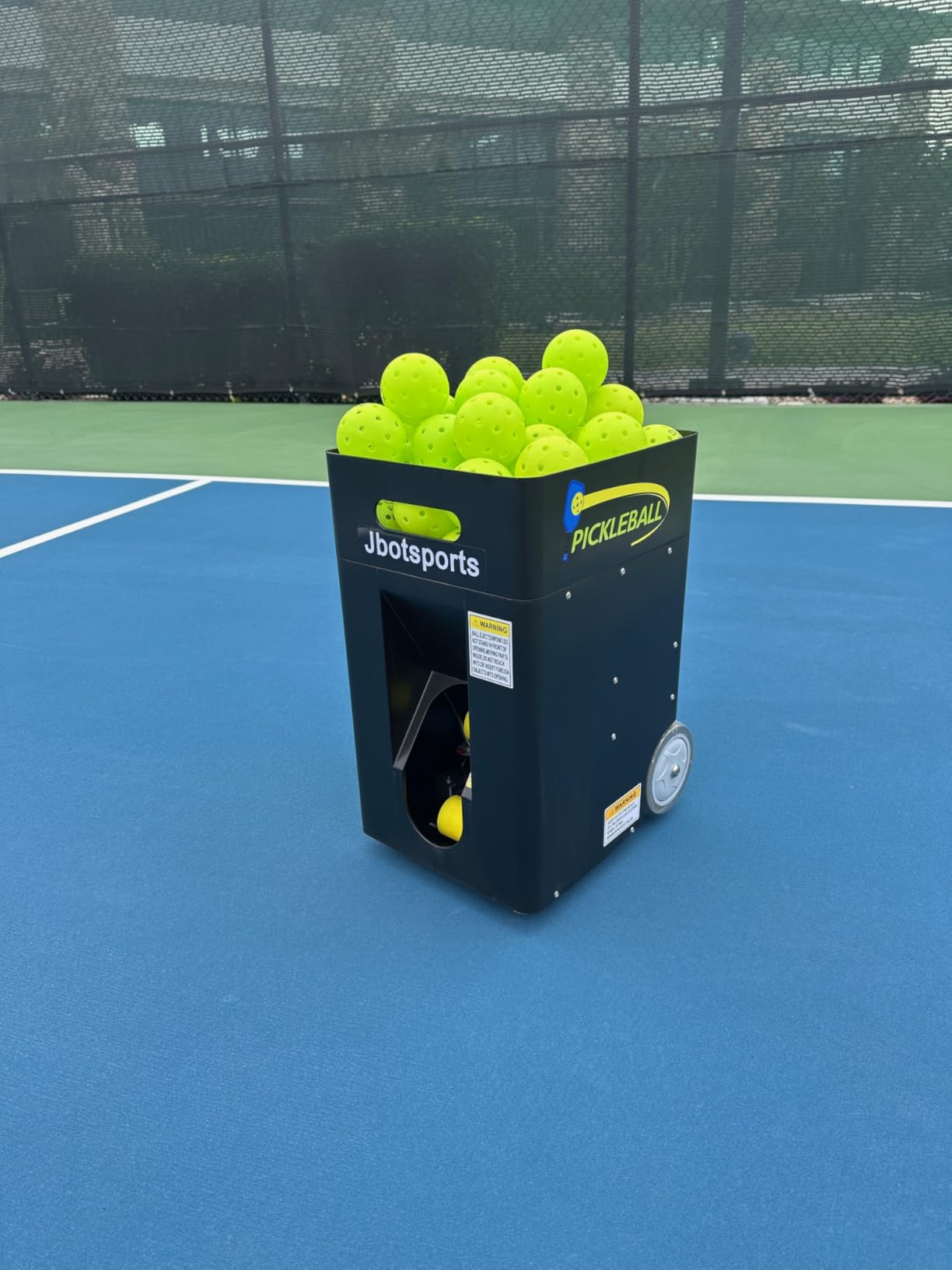 JP02 Portable Pickleball Machine - Swing,Spin Multiple Serve Modes Pickleball Trainer,Ball Thrower for Practice,Adjustable Speed, Elevation, and Frequency Pickleball Launcher customer photo 1