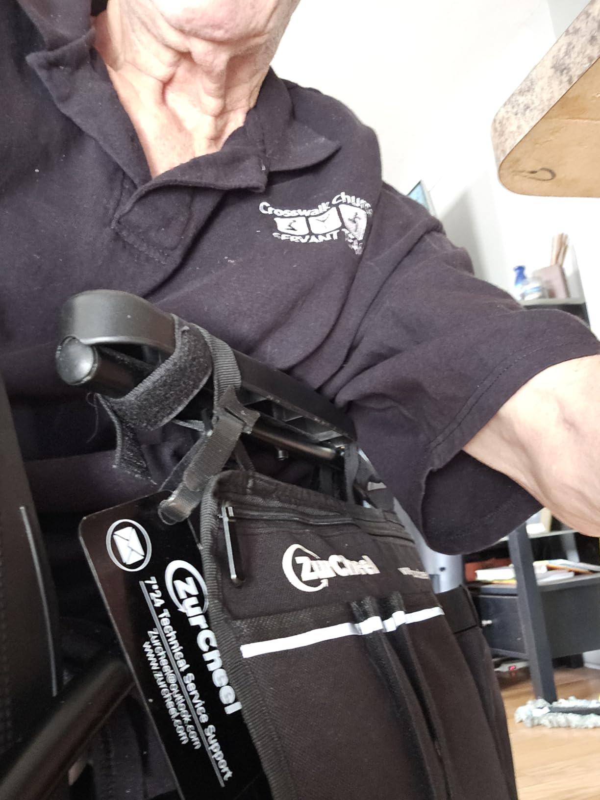 SLF30 Electric Wheelchair, Foldable Durable Motorized Wheelchairs for Adults with 19 Inch Seat and Supports Up to 300 lbs Airline Approved(36 Lbs, Grey) customer photo 2