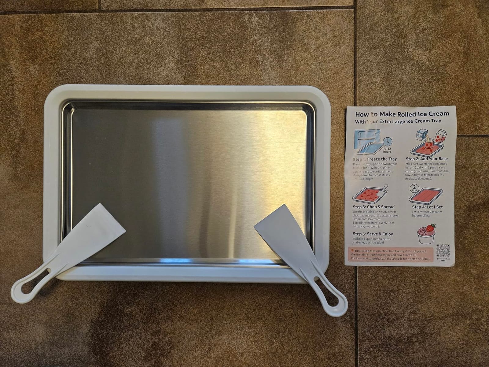 Extra Large Rolled Ice Cream Maker (14