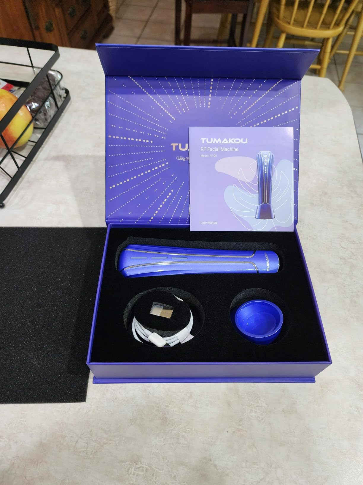 RF Radio Frequency Facial Device - LED Red Light Therapy Device for Face Skin Care Home Use customer photo 1