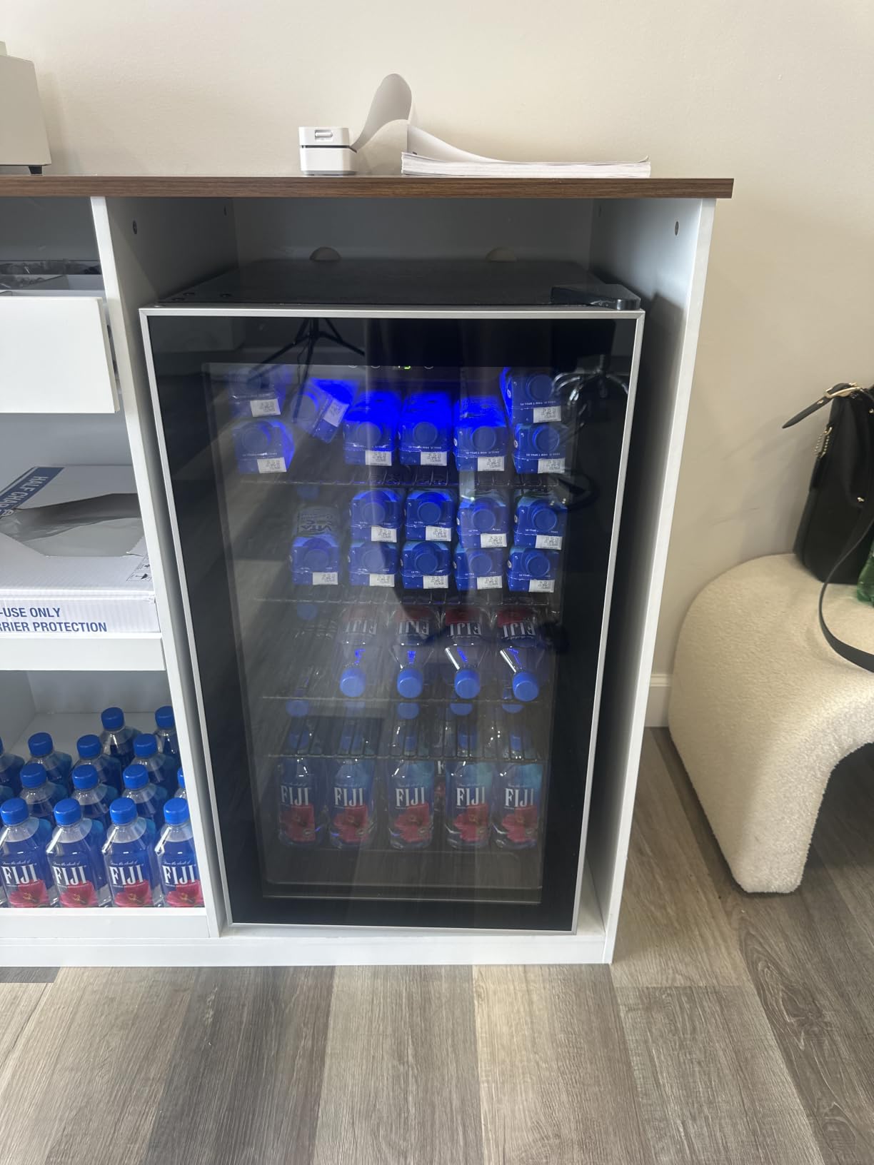 Electactic Mini Fridge 130 Can Beverage Refrigerator Cooler, 3.2 Cu.Ft Drink Fridge forSoda Wine Beer, Digital Temperature Control Cooler for Home, Dorm, Bar customer photo 2