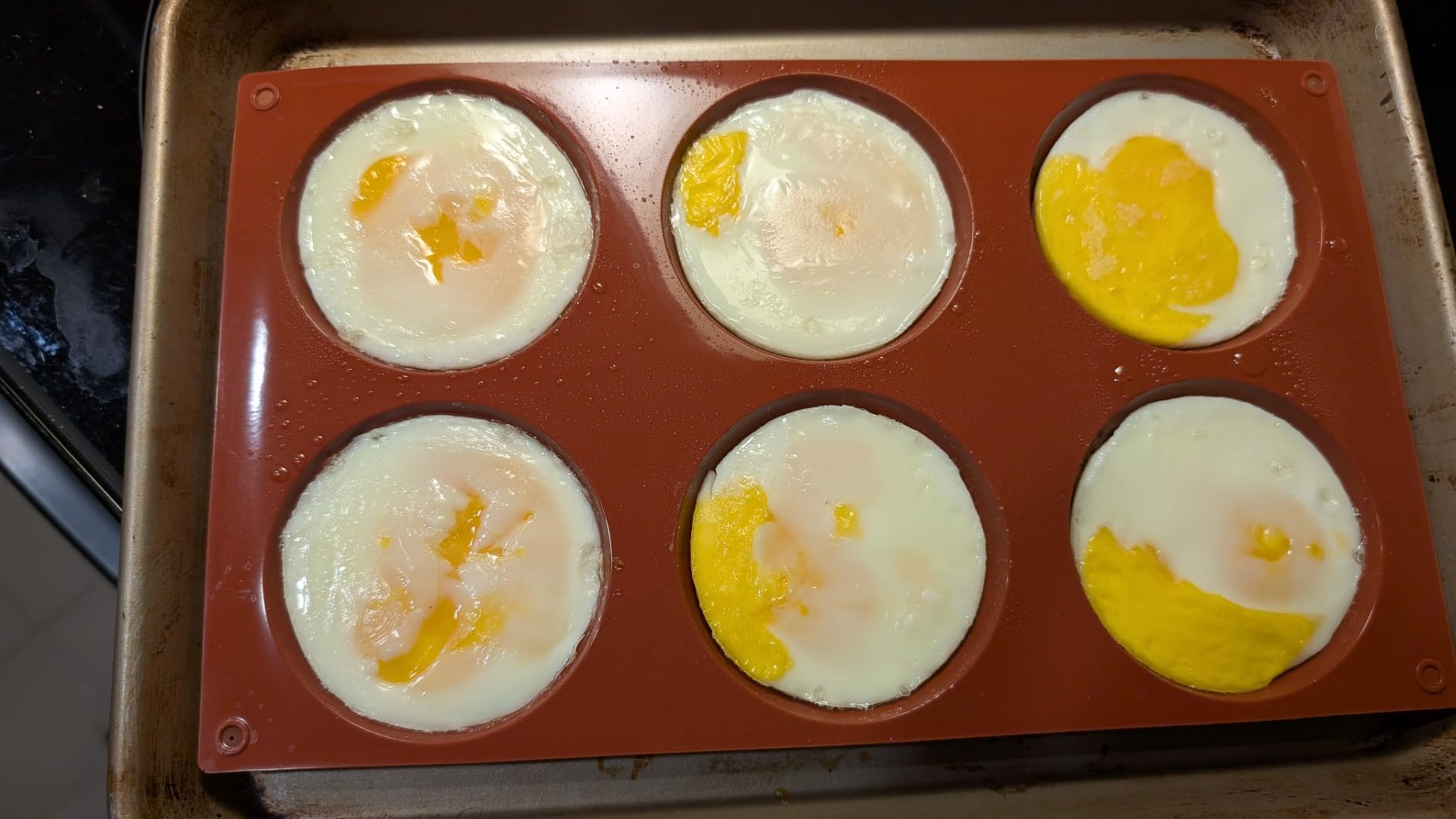 Palksky Silicone Egg Bite Molds, 2Pack 12-Cavity Muffin Pan for Baking, Tarts, Nonstick Cupcake Pan customer photo 2