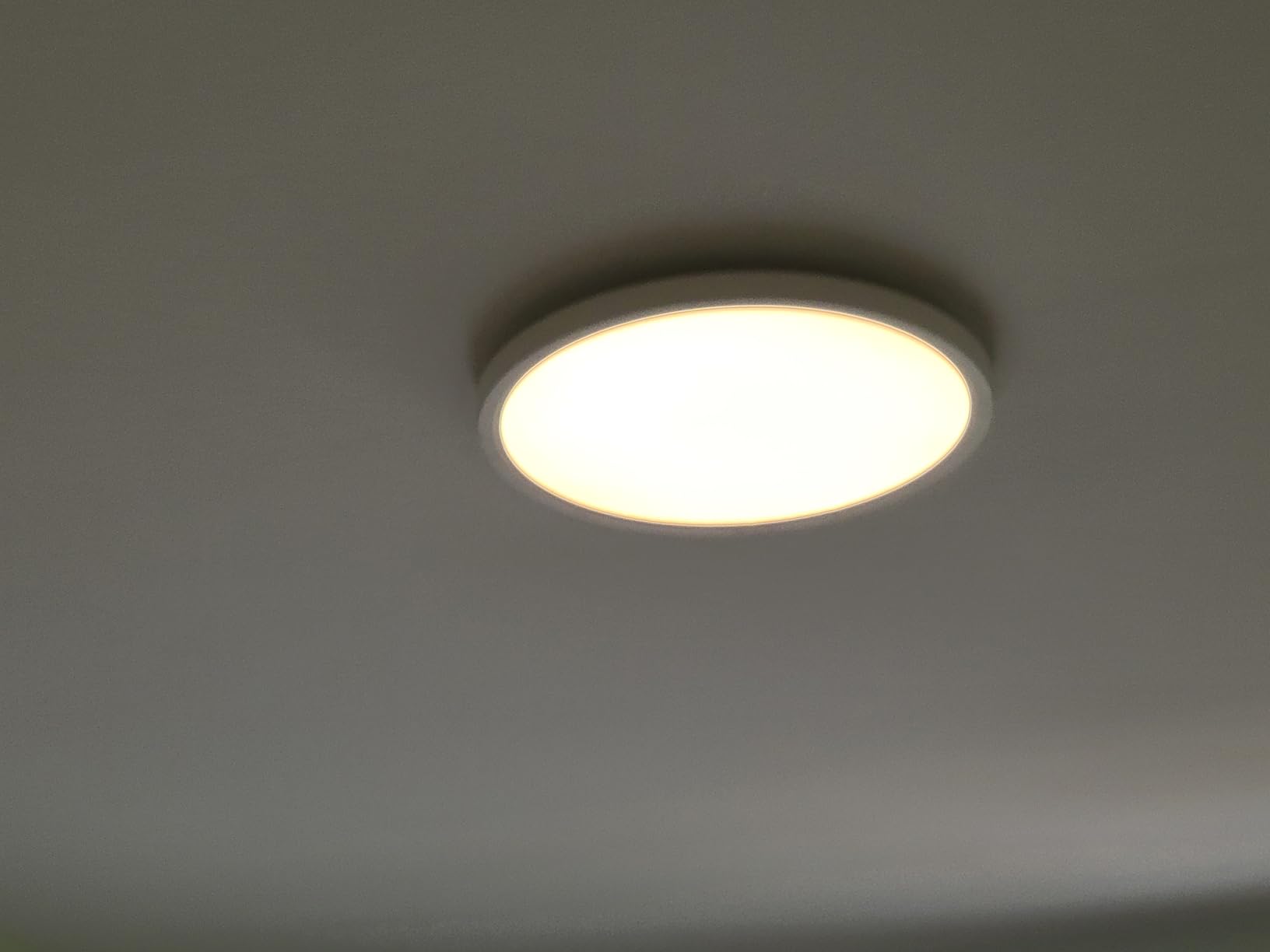 12 Inch Wi-Fi Smart RGB LED Flush Mount Ceiling Light (1 Pack) customer photo 1
