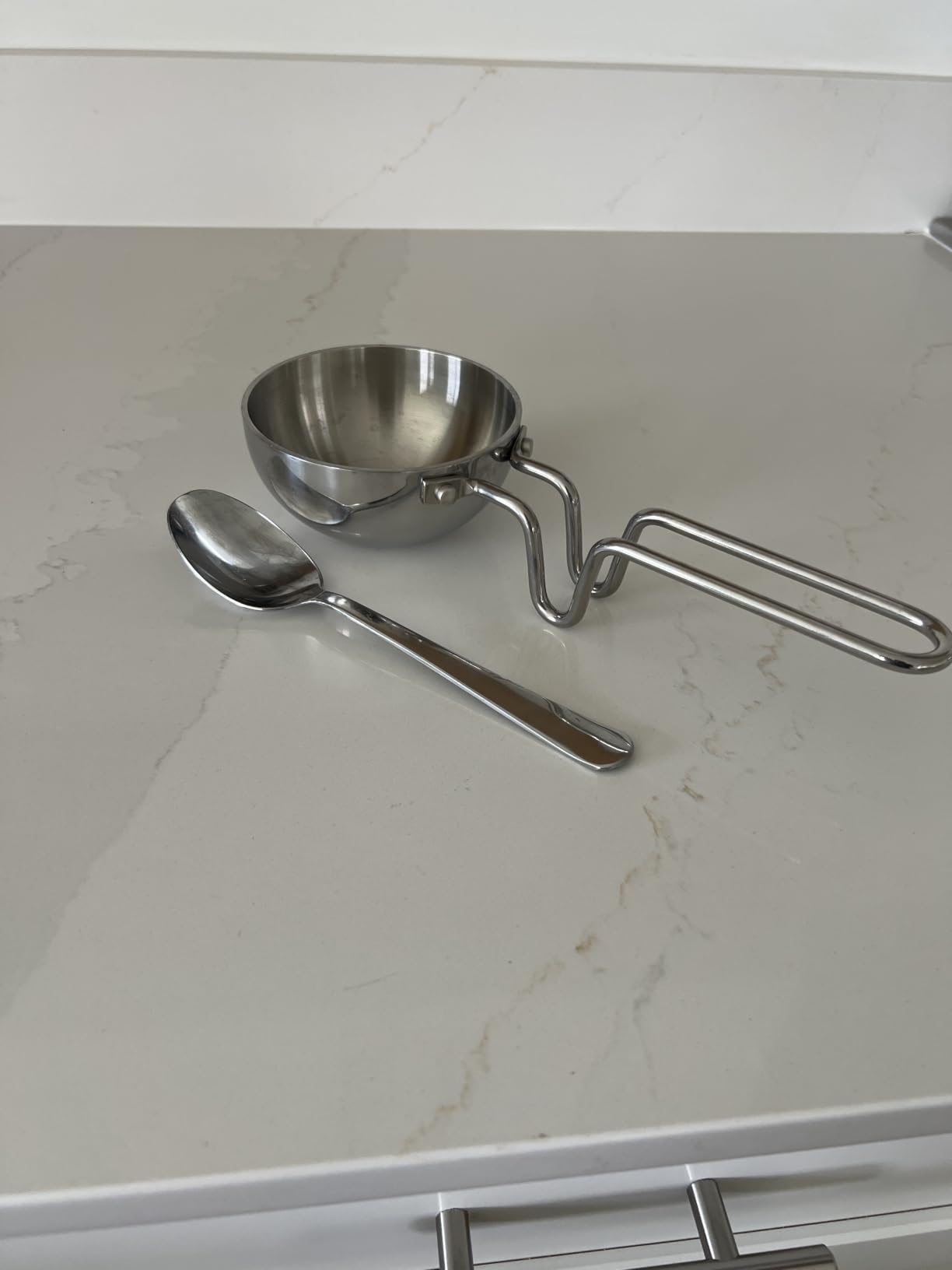 Tramontina Utsava 4-Inch Tri-Ply Clad Stainless Steel Tadka | Spice Heating Pan for Indian Cooking customer photo 1