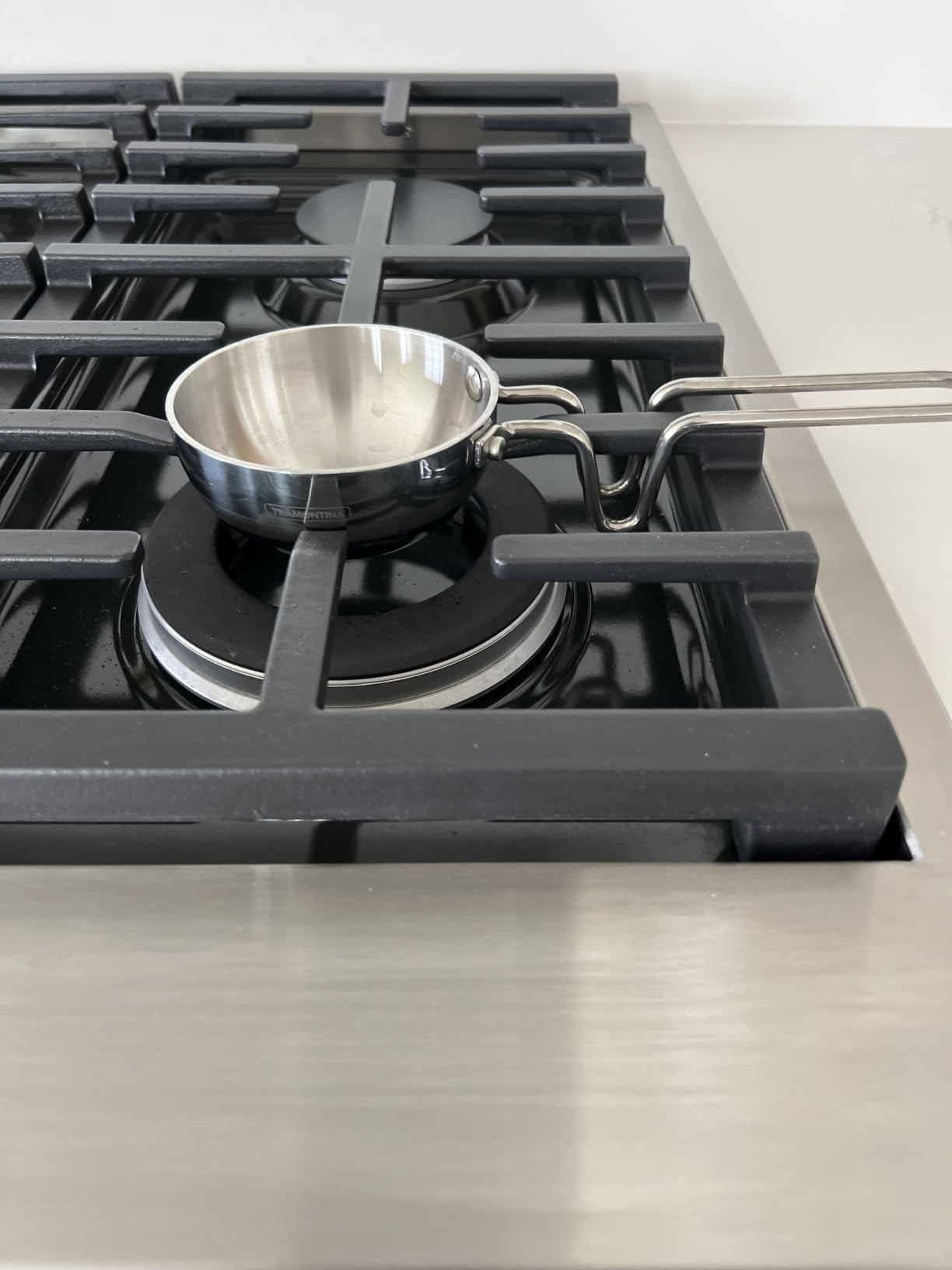 Tramontina Utsava 4-Inch Tri-Ply Clad Stainless Steel Tadka | Spice Heating Pan for Indian Cooking customer photo 2