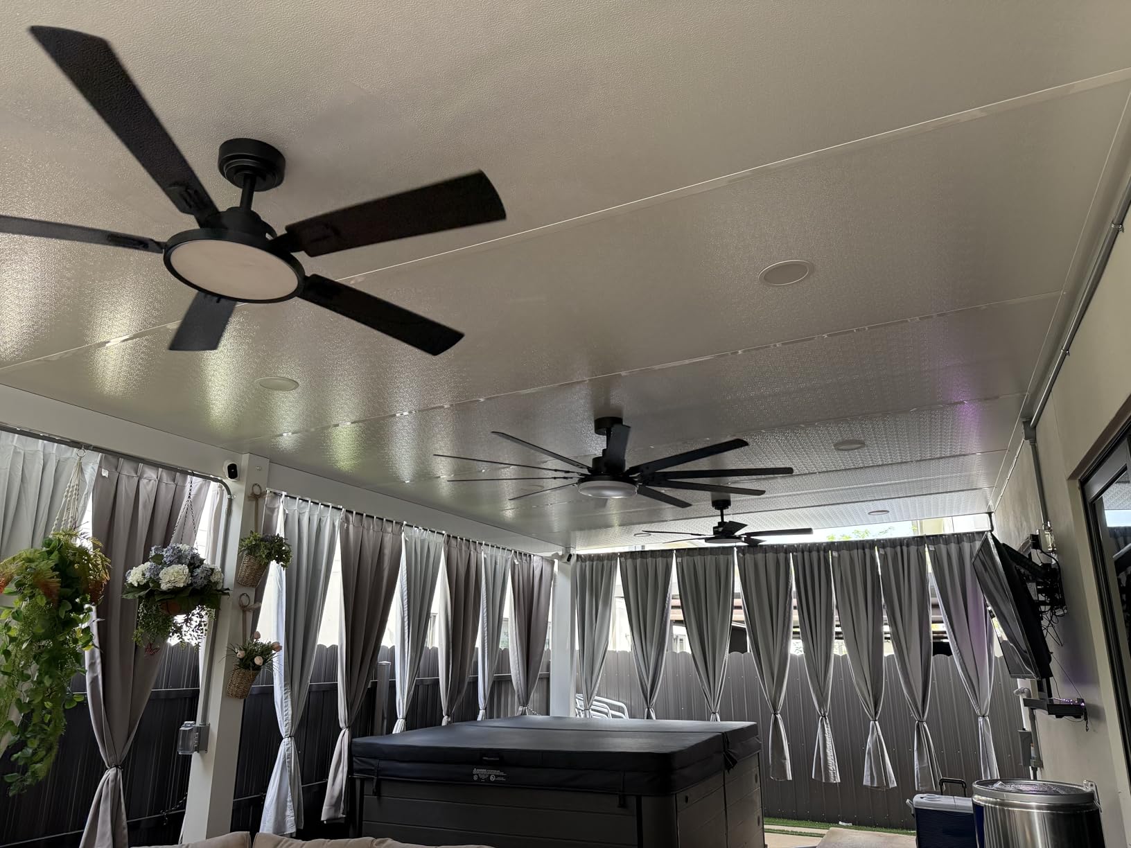Fanbulous 72 inch Large Ceiling Fans with Lights and Remote, 32W LED light customer photo 2
