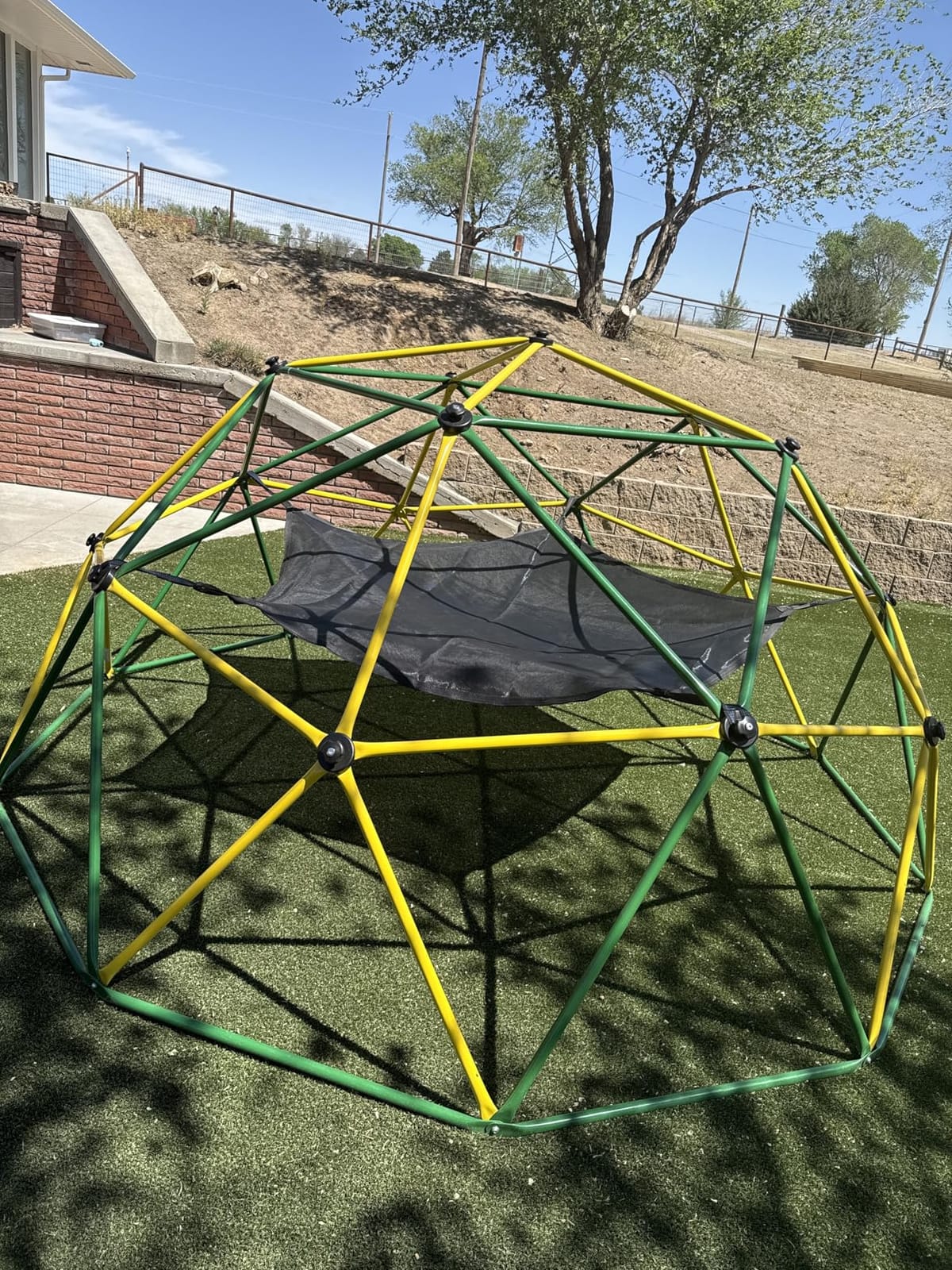 Amictoy Climbing Dome with Hammock and Swing, 10FT Backyard Jungle Gym customer photo 1