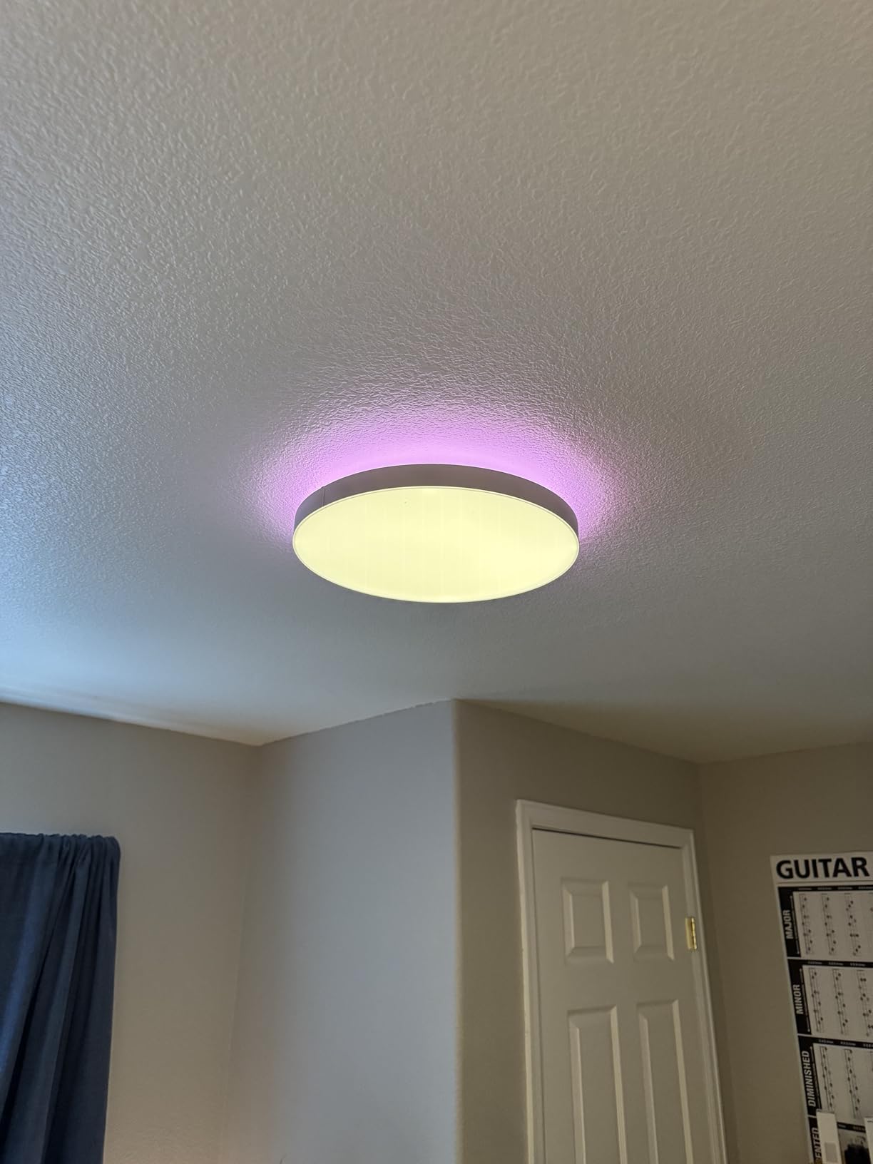 Philips Hue Datura Smart Ceiling Panel, Small Round, 1-Pack | White & Color Ambiance, Bluetooth Compatible, Voice Control with Alexa, Apple Home and Google Assistant customer photo 2