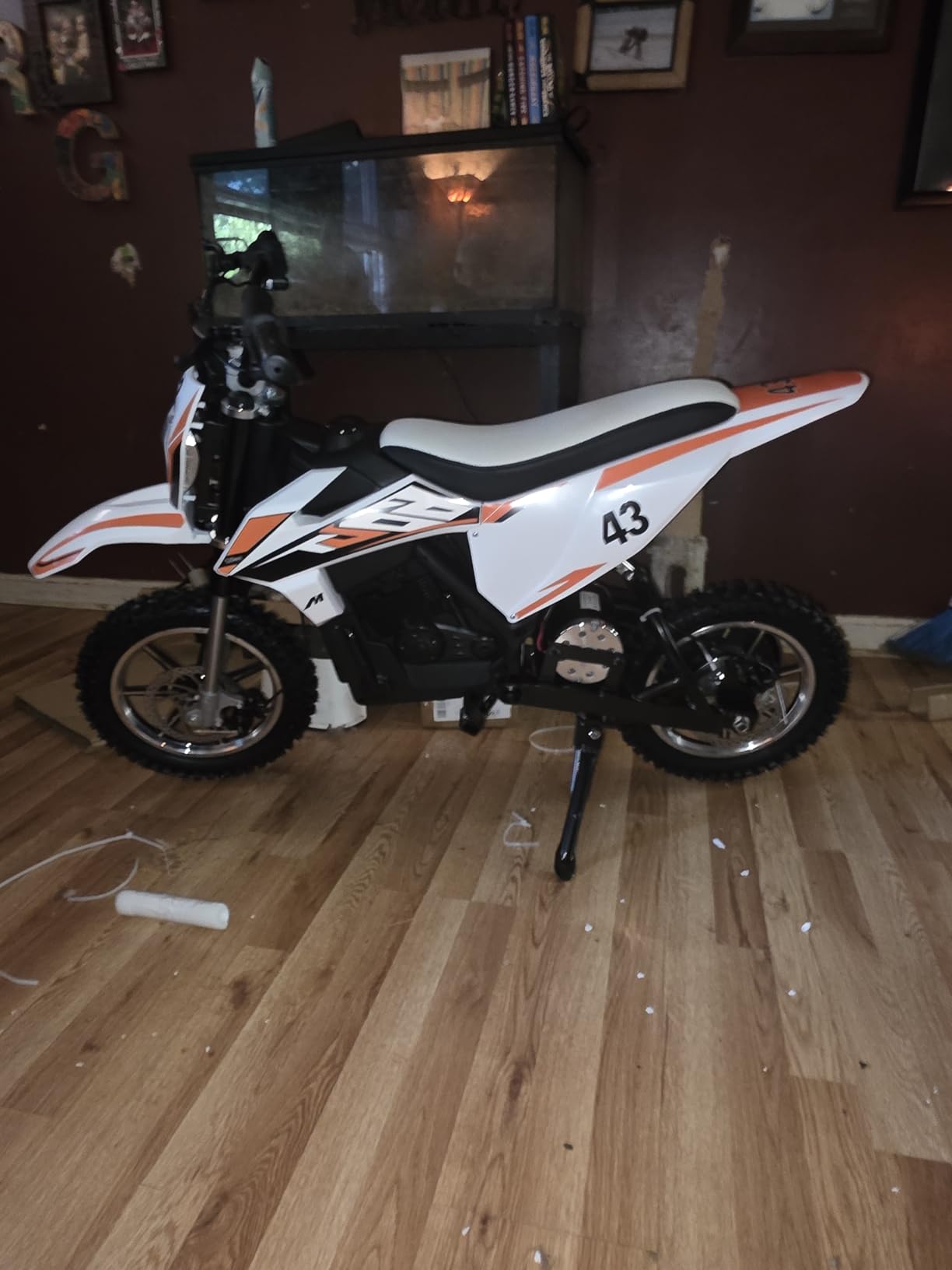 Blitzshark 36V 650W Kids Electric Dirt Bike, Dual Disc Brakes customer photo 1