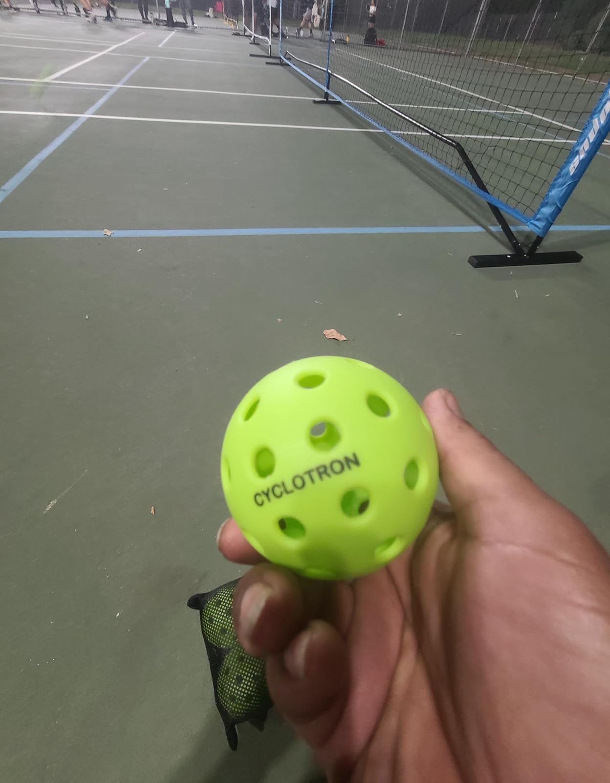 cyclotron 6-Pack Pickleball Balls - USAPA Approved, 40-Hole Outdoor & Indoor Pickleballs with Mesh Bag, High-Visibility Durable Balls for Practice customer photo 2