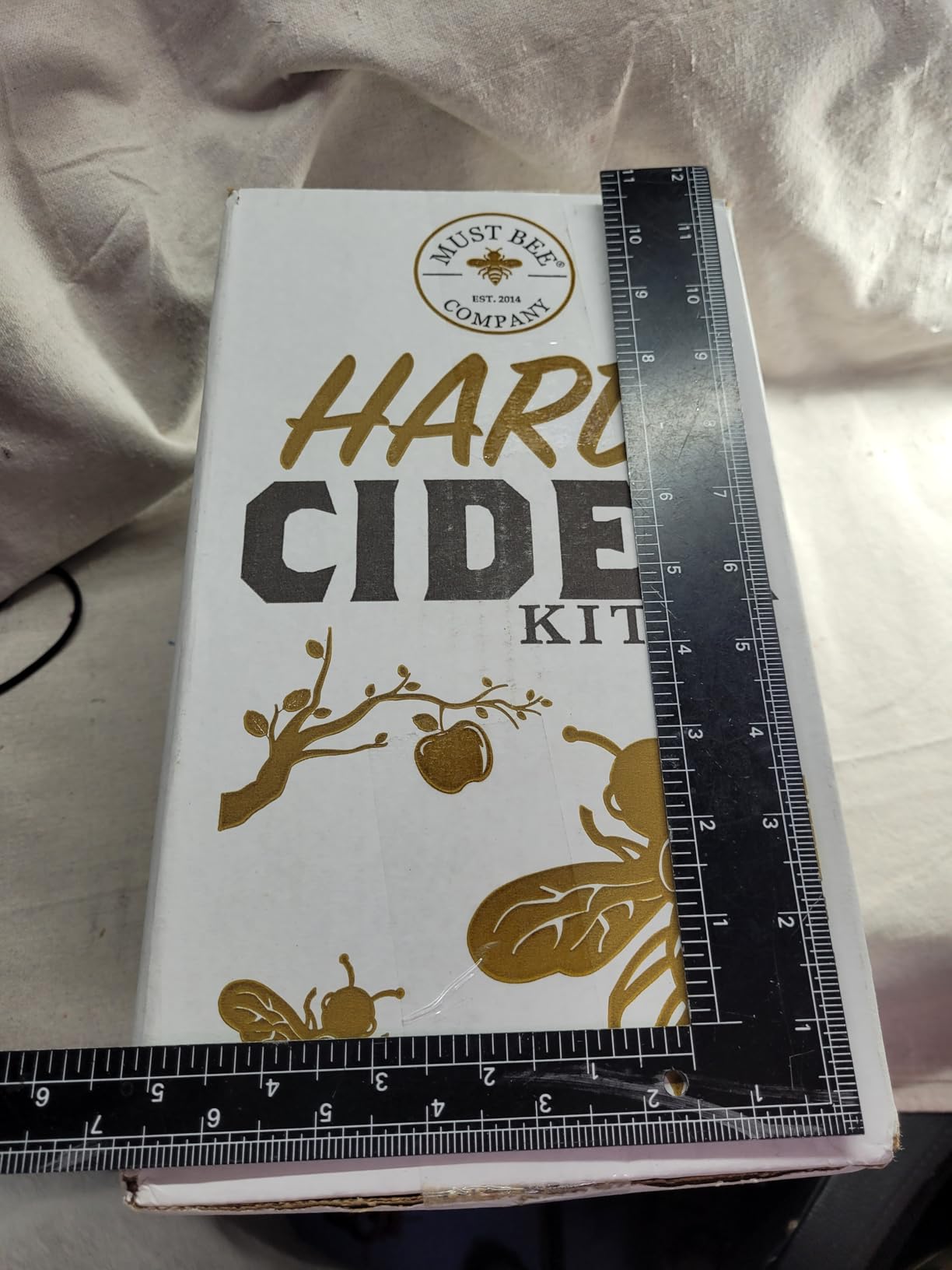 Hard Cider Making Kit - 1 Gallon Reusable Homebrew Set to Make Hard Apple Cider - Must Bee Company customer photo 2