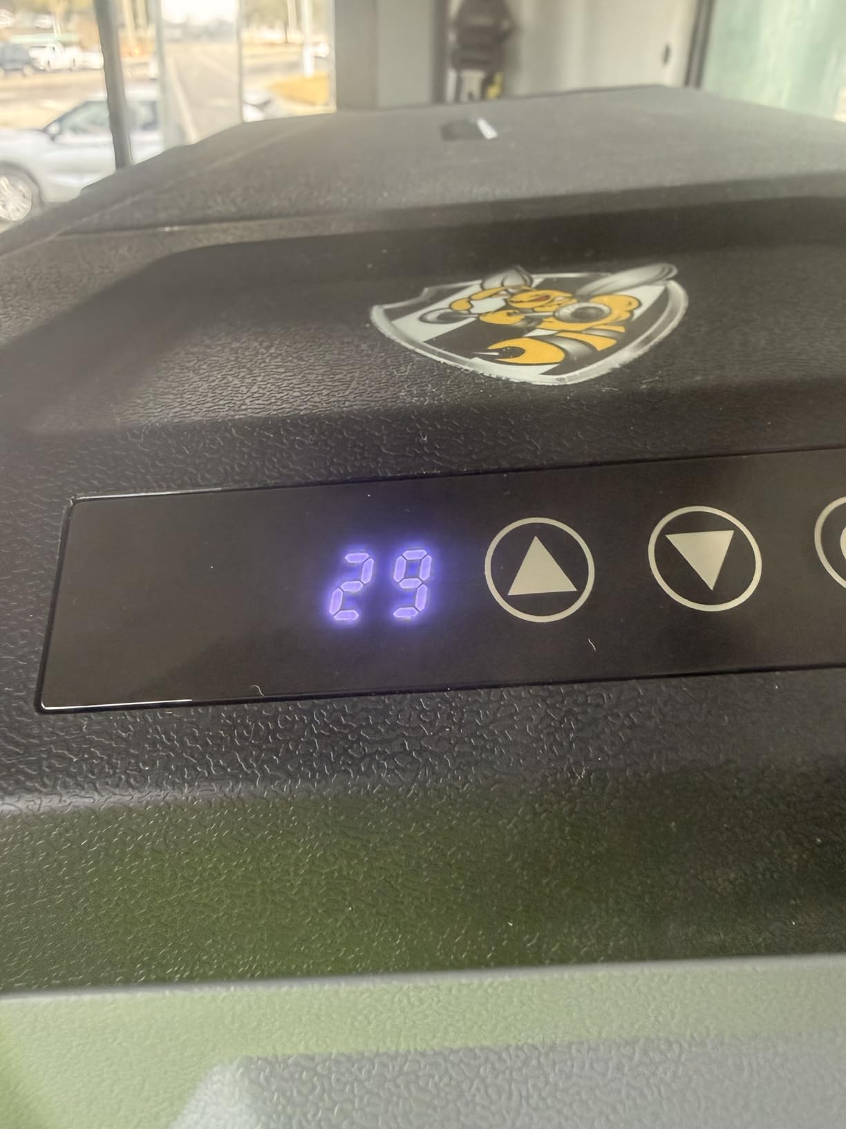YELLOW JACKET 12 Volt Car Refrigerator, 16 Quart Electric Cooler, Portable Car Fridge for Outdoor Camping Travel, 12V/24V DC 110~240 Volt AC Refrigerator for Truck RV Home Office, -4℉-68℉ customer photo 1