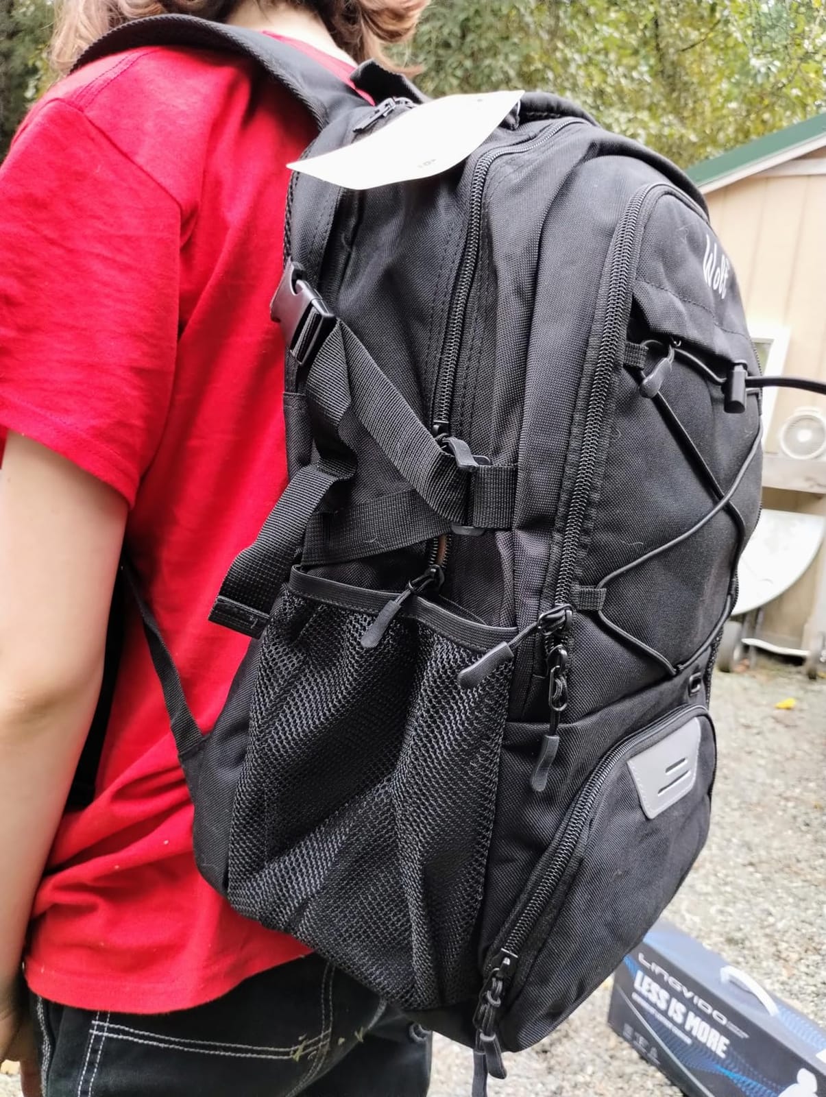WOLT Tennis Bag - Large Tennis Racket Backpack for Men & Women - Ventilated Shoe Compartment - Holds 2 Rackets customer photo 2