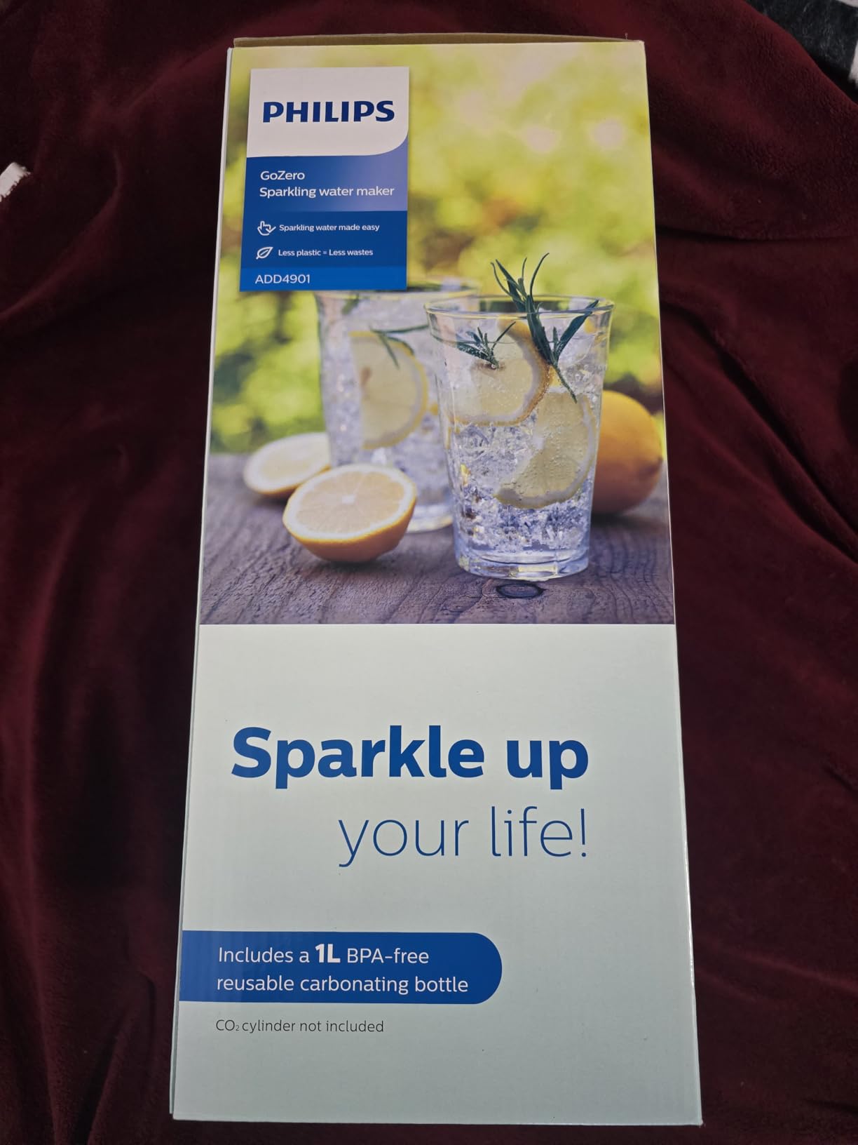 Philips Sparkling Water Maker & Soda Streaming Machine, ADD4901BKOQ/37 customer photo 2