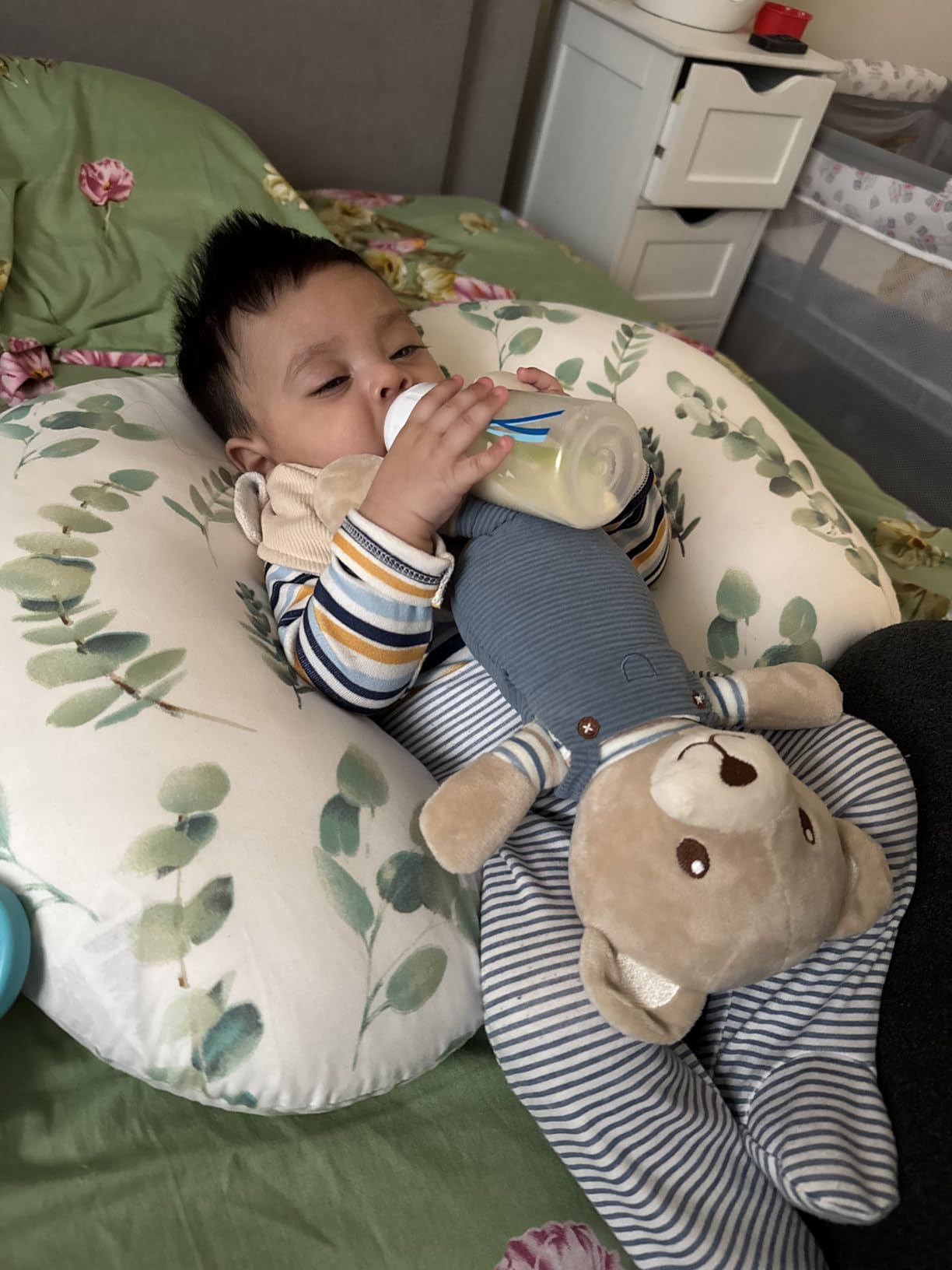 Boppy Nursing Pillow, Safe Ergonomic Breastfeeding & Baby Feeding Support customer photo 1