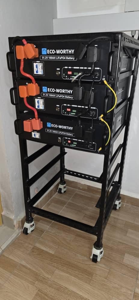 ECO-WORTHY Cubix100 48V 100Ah LiFePO4 Lithium UL9540 Server Rack Battery customer photo 1