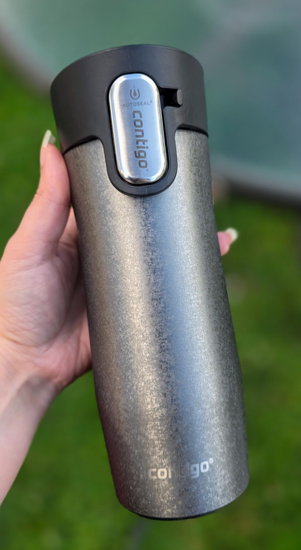 Contigo AUTOSEAL West Loop Vacuum-Insulated Stainless Steel Travel Mug with Easy-Clean Lid, 12oz, Matte Black customer photo 1