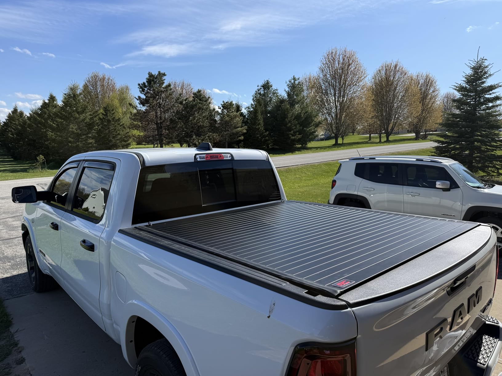 Rough Country Hard Roll-Up Tonneau Cover for Ram 1500 (2019-2026) & TRX (2021-2024) - Aluminum Truck Bed Cover, Fits 5'7 Bed customer photo 2