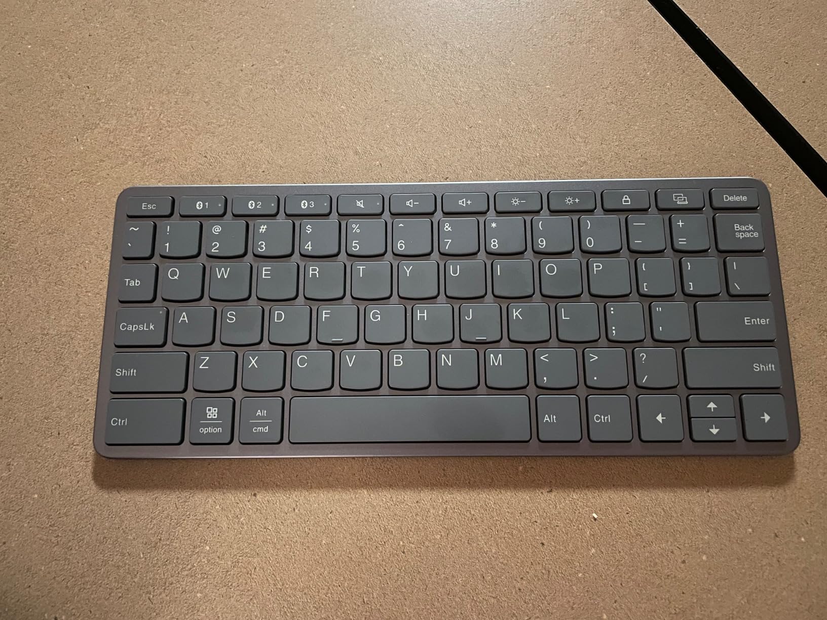 Lenovo Multi-Device Wireless Bluetooth Keyboard, Connect Up to 3 Devices Simultaneously, Compatible with iOS, Android, Windows, Slim Profile, Rechargeable, 60-Hour Battery Life, Iron Grey customer photo 1