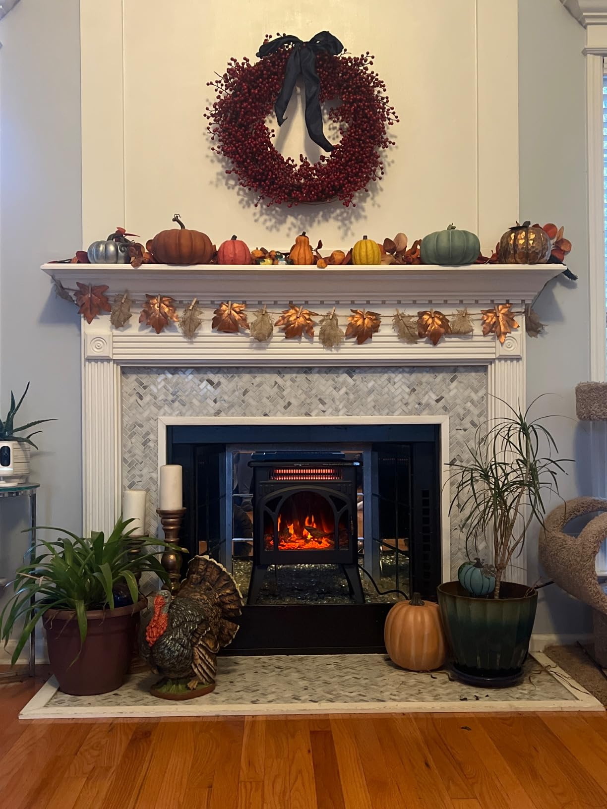 R.W.FLAME Electric Fireplace Heater 17