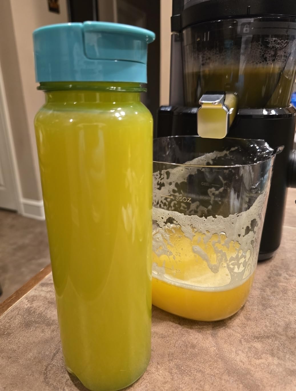 Nama J2 - Cold Press Juicer - Hands-Free - Black | Wide Mouth Hopper fits a whole recipe - Zero Waste Masticating - High Yield Juice, Less Pulp - Easy to Clean customer photo 2