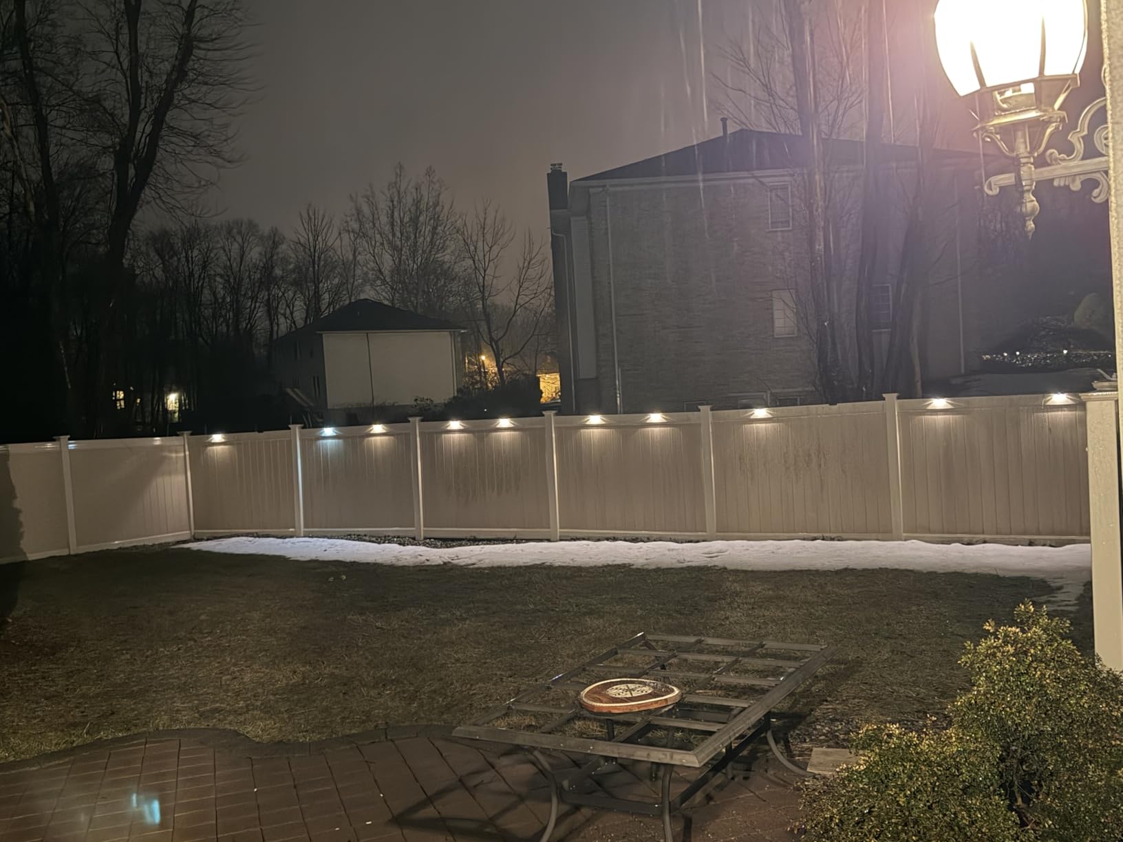 Solar Fence Lights Outdoor, 3000/4000/6000K 3 Mode Fence Light Solar Powered, 8Pack, IP55 Waterproof, Dusk to Dawn Solar Deck Lights customer photo 1