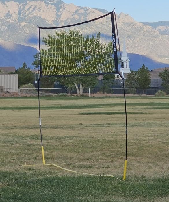 Apex Sports Volleyball Net Training - 12' Wide, Portable Adjustable Height 7.4' to 8' - Includes Ground Stakes, Carry Bag - Indoor & Outdoor Use, Designed by Pro Athletes for Peak Performance customer photo 1