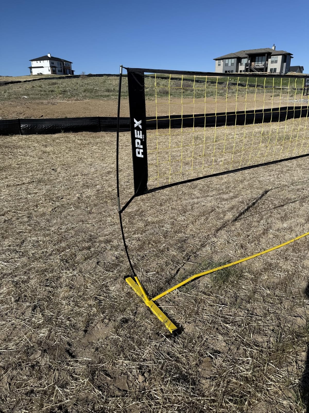 Apex Sports Volleyball Net Training - 12' Wide, Portable Adjustable Height 7.4' to 8' - Includes Ground Stakes, Carry Bag - Indoor & Outdoor Use, Designed by Pro Athletes for Peak Performance customer photo 2