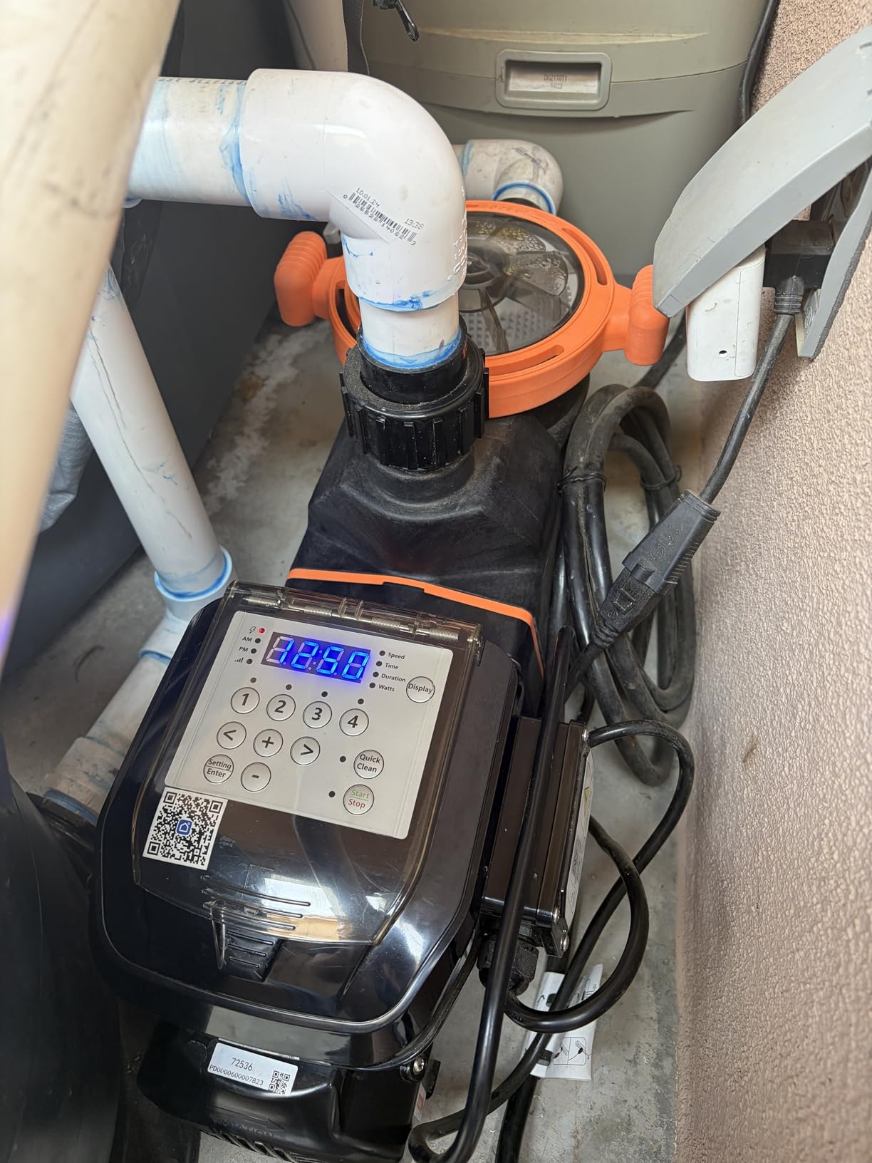 1.5 HP Variable Speed Pool Pump for Inground and Above Ground Pools, 5070 GPH Self-Priming Pump with App&Digital Control Panel, Dual Voltage 115V/230V, Programmable 1000-3450 RPM customer photo 1
