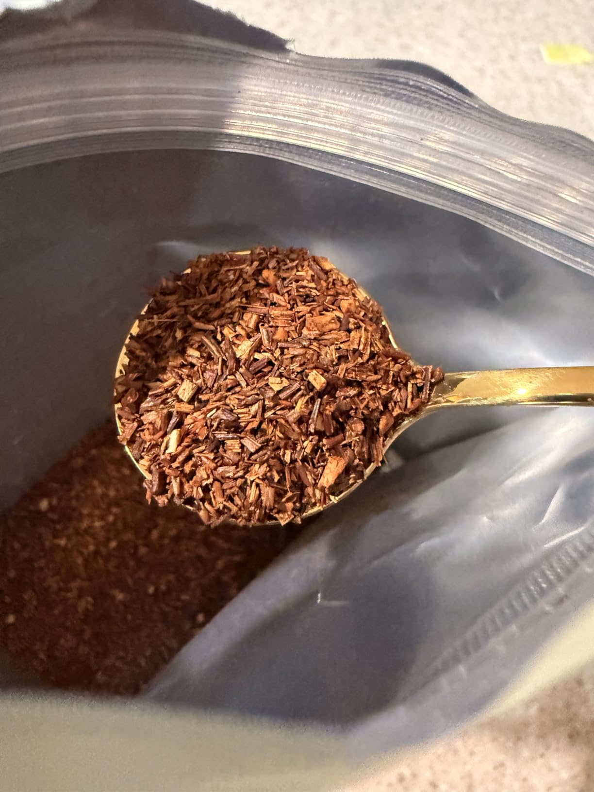 Worldwide Botanicals Organic Red Rooibos Tea - 8oz - 100% South African Aspalathus linearis - Loose Leaf, Cut and Sifted - Resealable Bag for Freshness customer photo 1
