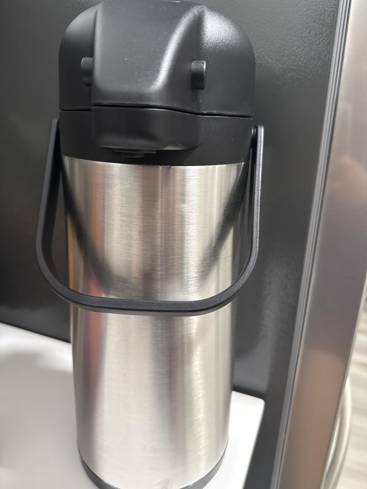 Coffee Carafe for Keeping Hot, 102OZ / 3L Airpot Coffee Dispenser with Pump customer photo 1
