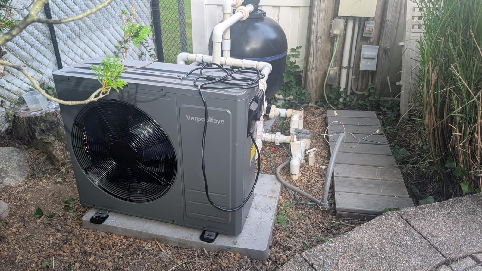 30000BTU Swimming Pool Heat Pumps Up to 8000 Gallons 110v customer photo 1
