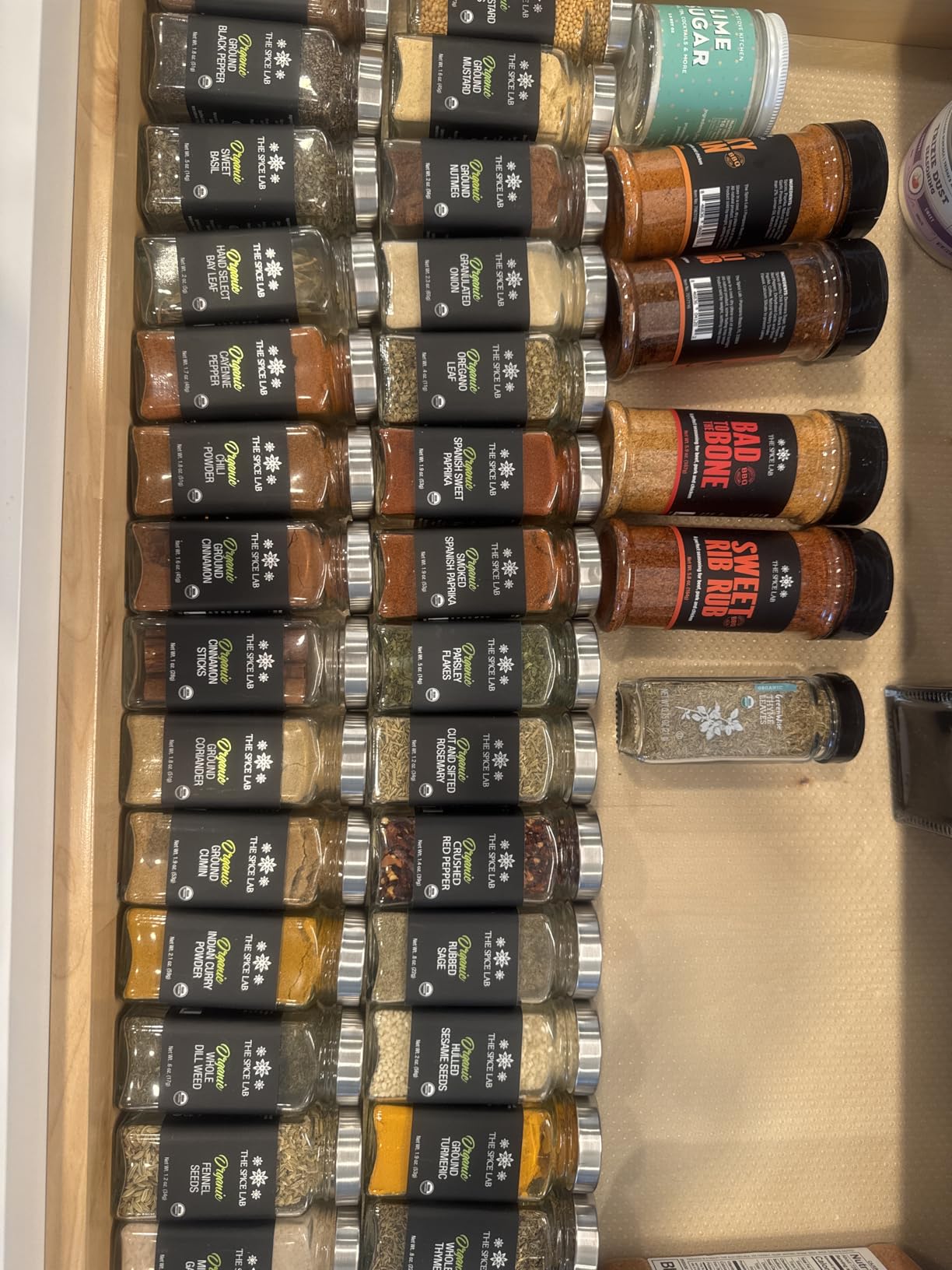 The Spice Lab Organic Spices and Seasonings Set, 24 Jars Spice Variety Pack | Complete Starter Set for BBQ, Grilling and Gift Sets - Culinary Cooking Spice Gift Set customer photo 1
