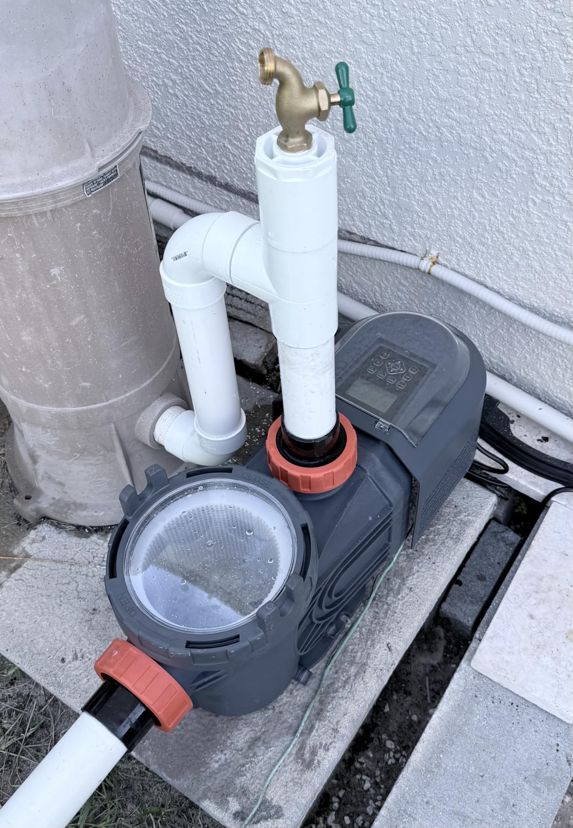 Variable Speed Pool Pump Inground, 2.5HP, 10567GPH High Flow Energy Efficient Pool Pump for Above Ground Pool, Programmable Timer, Rain Cover, 220V, Large Filter Basket customer photo 1