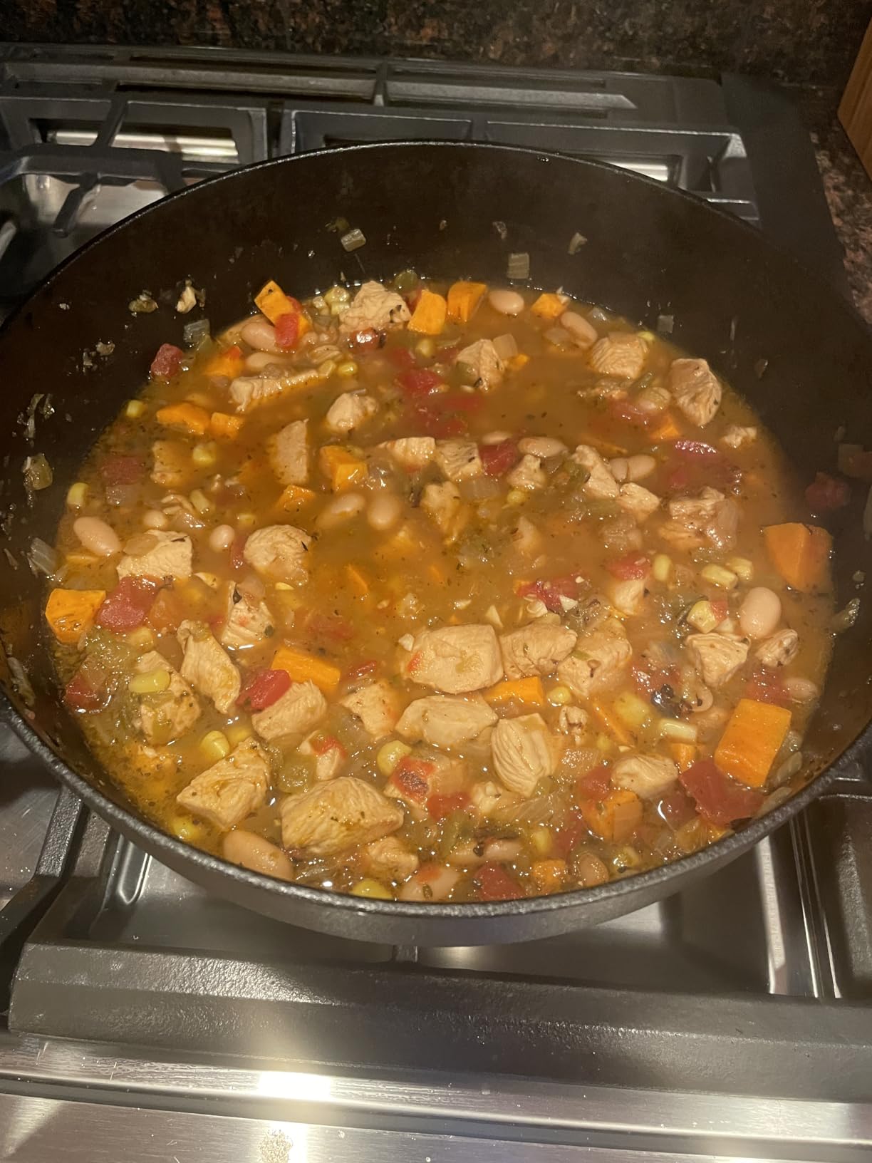Tramontina Utsava Pre-Seasoned Cast Iron 4.9-Quart Kadai with Lid customer photo 1