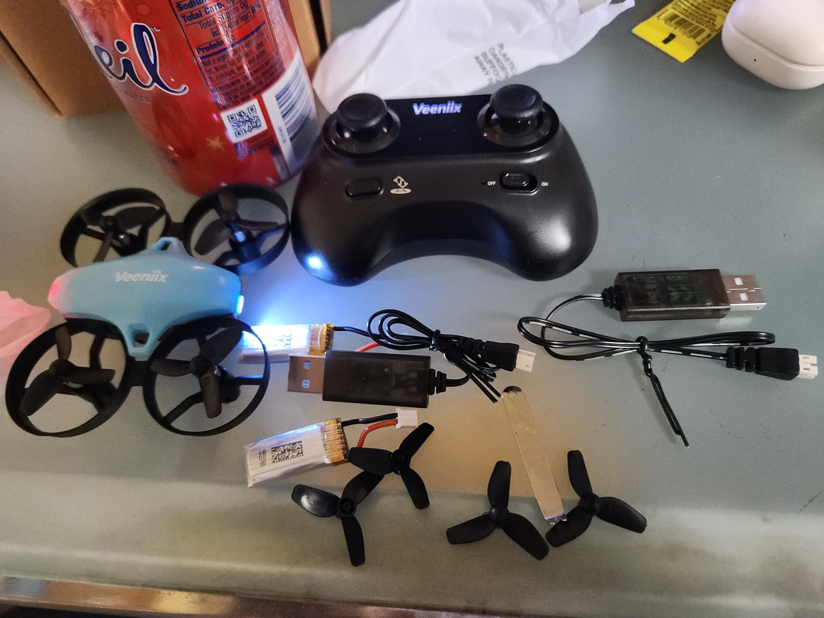 Veeniix V995 Mini RC Drone for Kids Auto Hover 3 Batteries customer photo 1