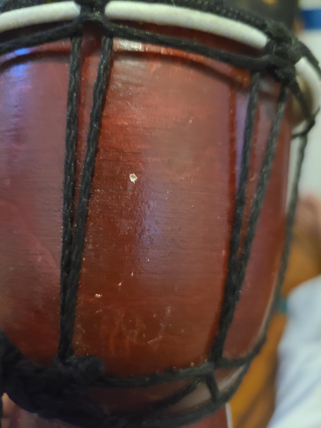 Wood Djembe Drum African Drums for Adults 8.5'' x 16'', Painted | Handmade West African Mahogany Djembe with Goatskin Drumhead Hand Drum Musical Instruments for Beginners,(Colorful) customer photo 1