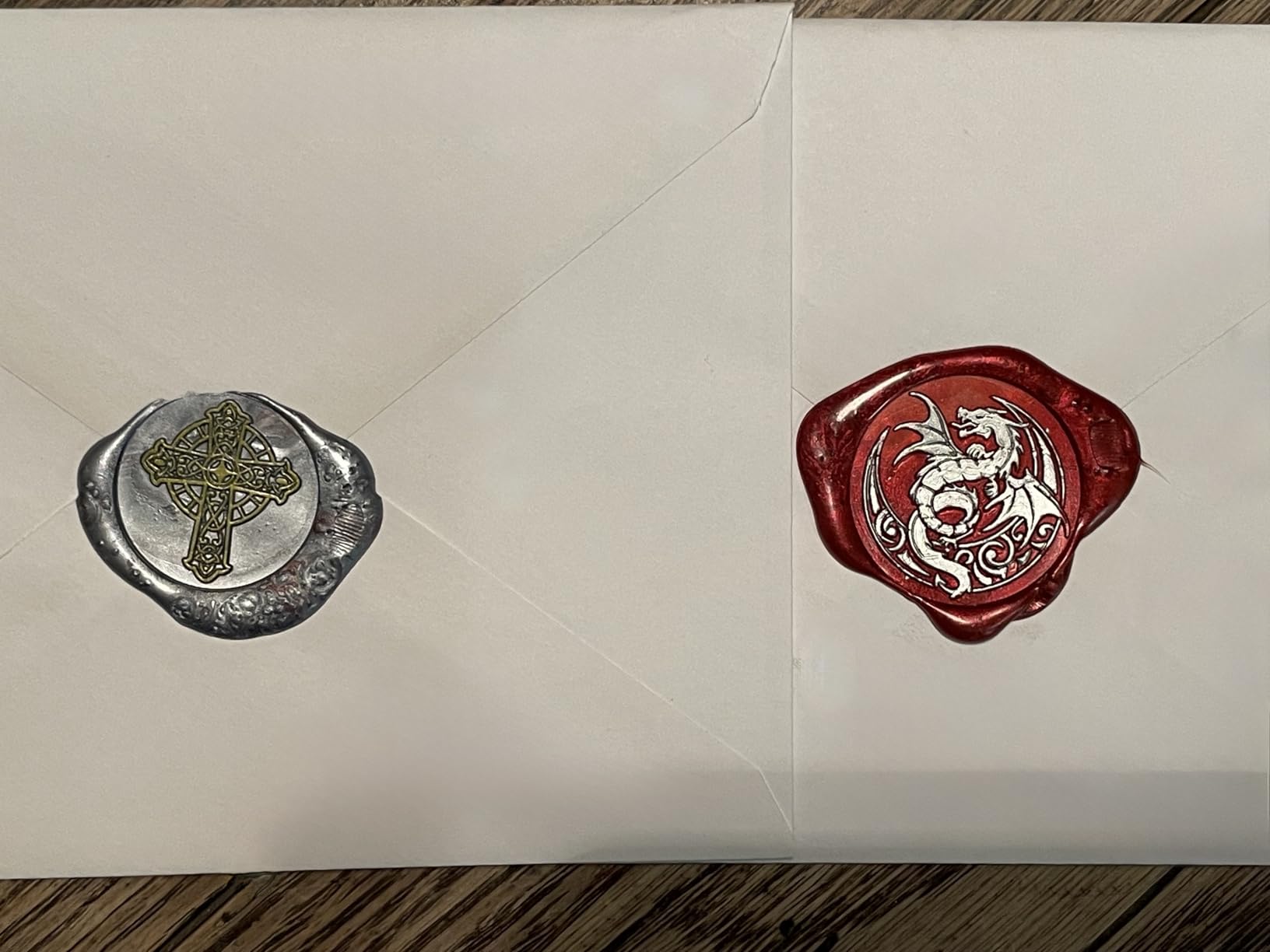 SWANGSA Starry Wax Seal Stamp Kit with Sealing Wax Beads | Wax Stamp Seal Kit for Wedding Invitations, Envelopes, Snail Mails, Wine Packages, Christmas Cards, Gift Wraps customer photo 2