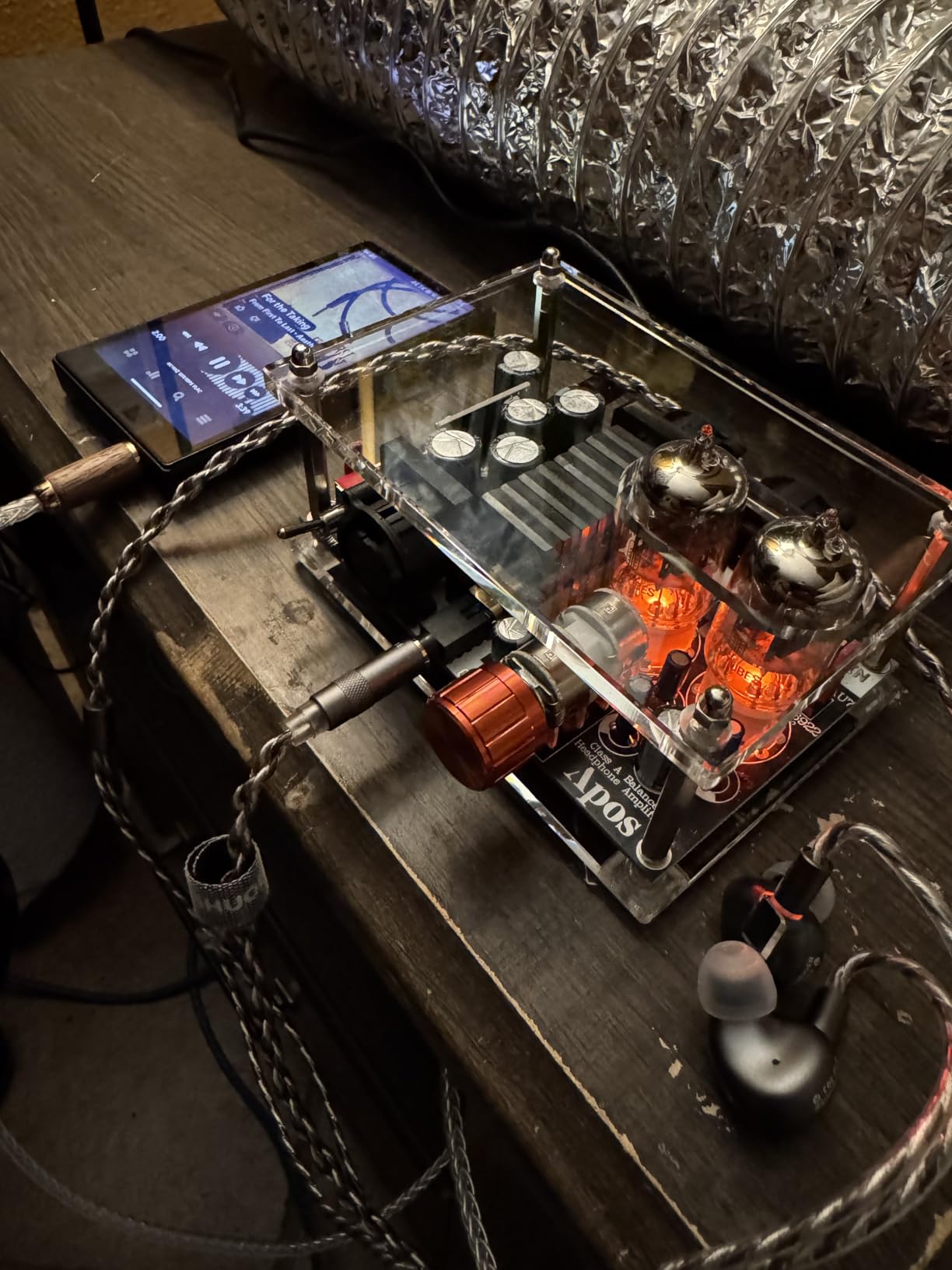 Apos Gremlin Headphone Amp Headphone Tube Amplifier,Class A Balanced Tube Amp,Replaceable Tubes 12au7,6922/XLR,4.4mm Balanced Interface.Amp for HiFi Desktop Speakers,Loved By Audio Enthusiasts customer photo 1