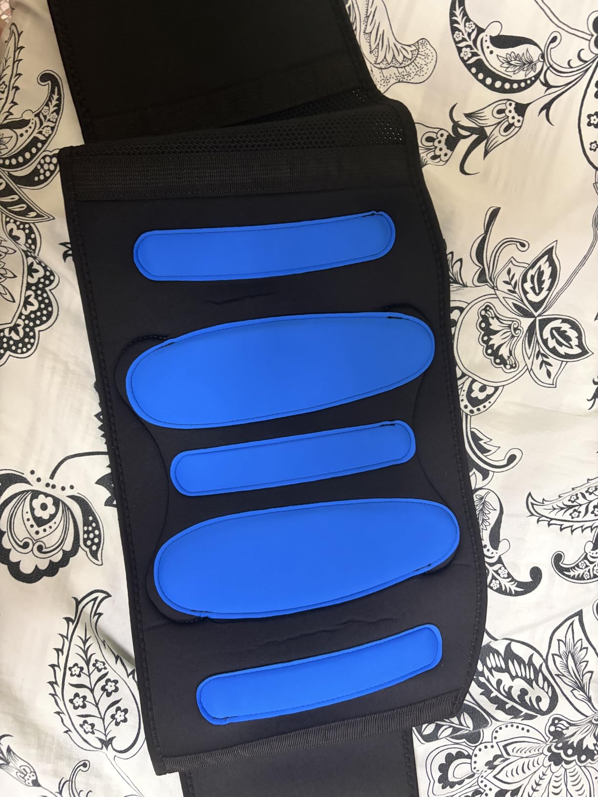 FEATOL Lower Back Brace with 5 Reinforced Stays for Women and Men, Adjustable Snug-Fit Lumbar Support Belt for Work, Size L, Waist 34.3-38inches customer photo 1