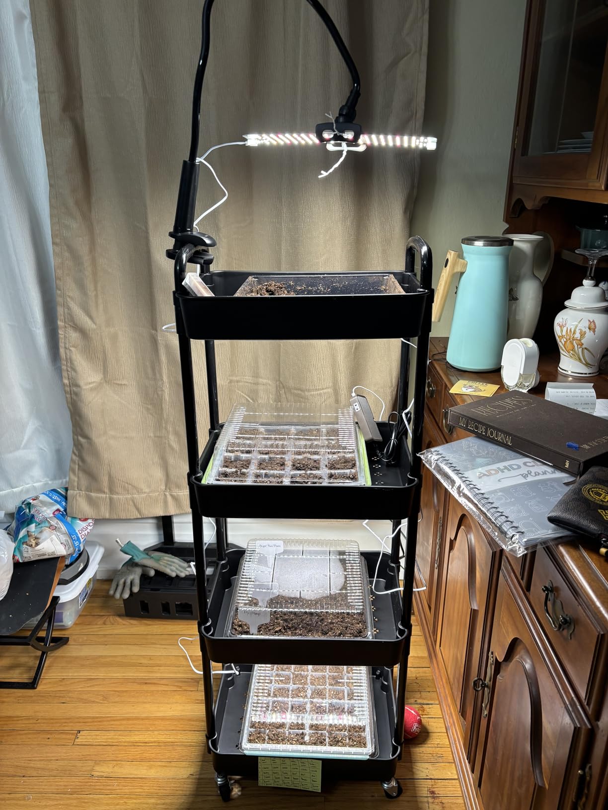 SDOVUERC Full Spectrum Grow Panel Lights for Indoor Plants and Shelves. customer photo 1