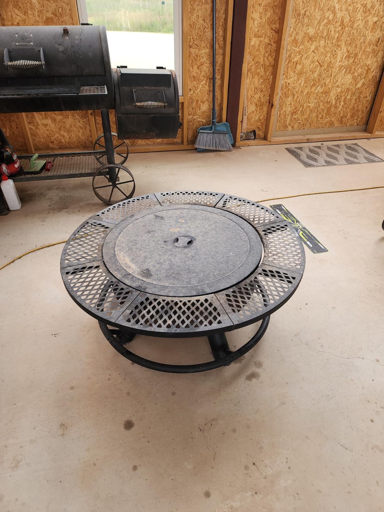 Panovue 47 Inch Outdoor Wood Burning Fire Pit with 2 Grills Extra Large customer photo 1