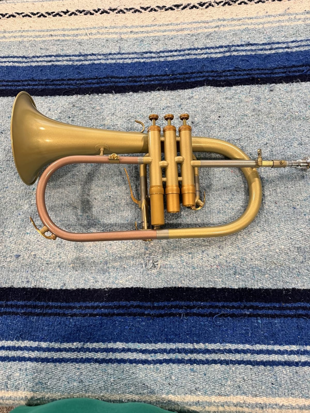 FH-8390 BB Flugelhorn Jazz 155mm Brass Bell Stainless Steel Valves customer photo 1