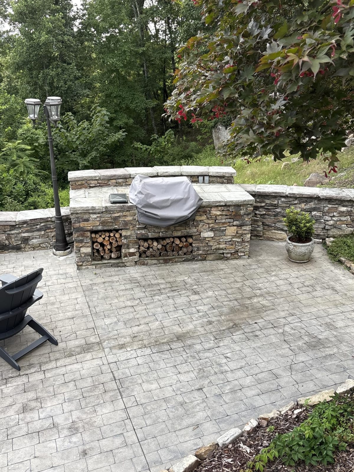 28Inch Built in Charcoal BBQ Grill for Outdoor Kitchen,Large Barbecue Grill customer photo 1