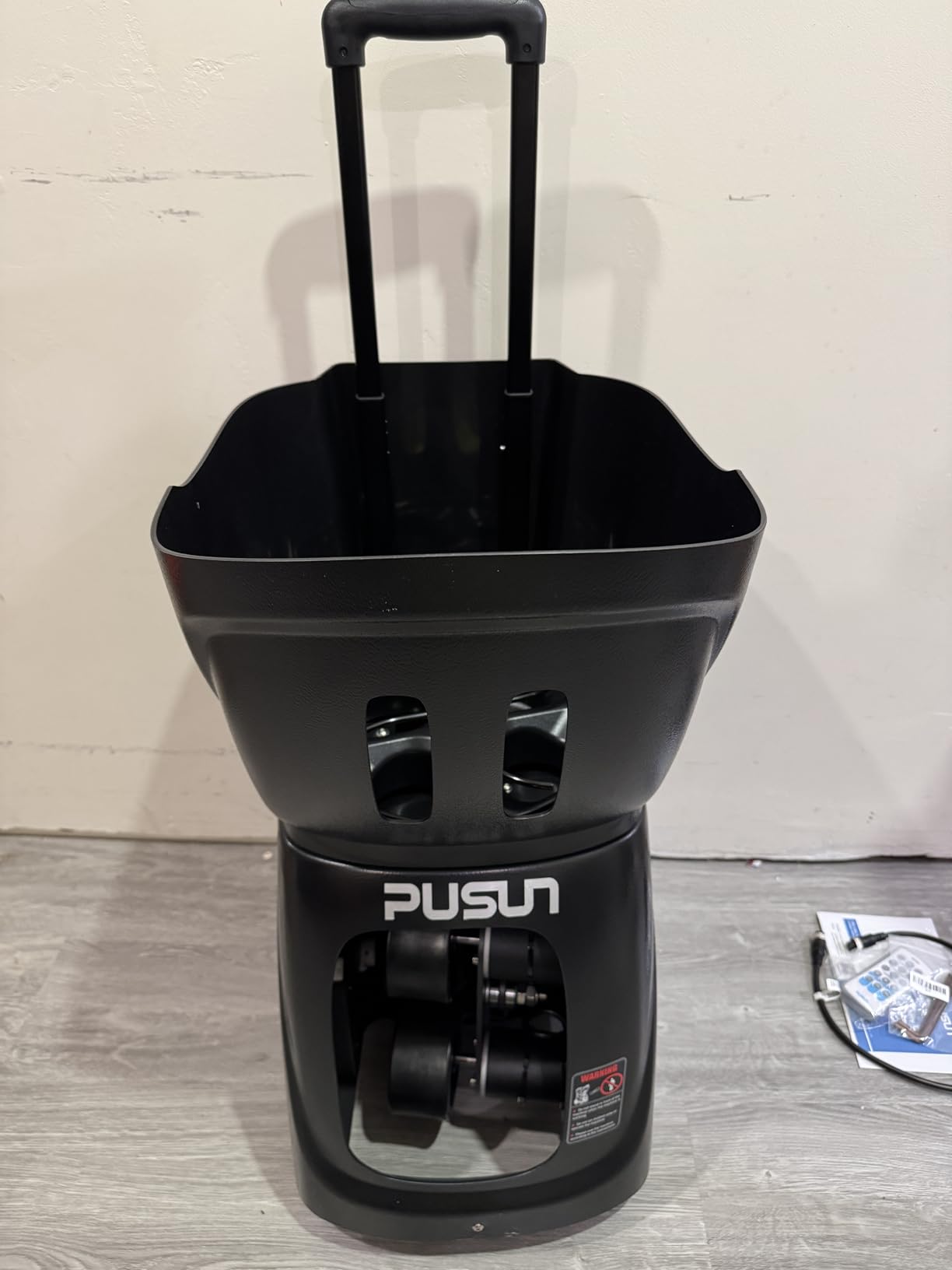 PUSUN｜PT-Smart Pro Internal Oscillation Tennis Ball Machine: App with 12 Built-in Training Modes, 28-Pt Custom Drills,75MPH, 5H,32.6lb Portable for Tennis & Padel,Training, Practice,Beginners to Pros customer photo 2